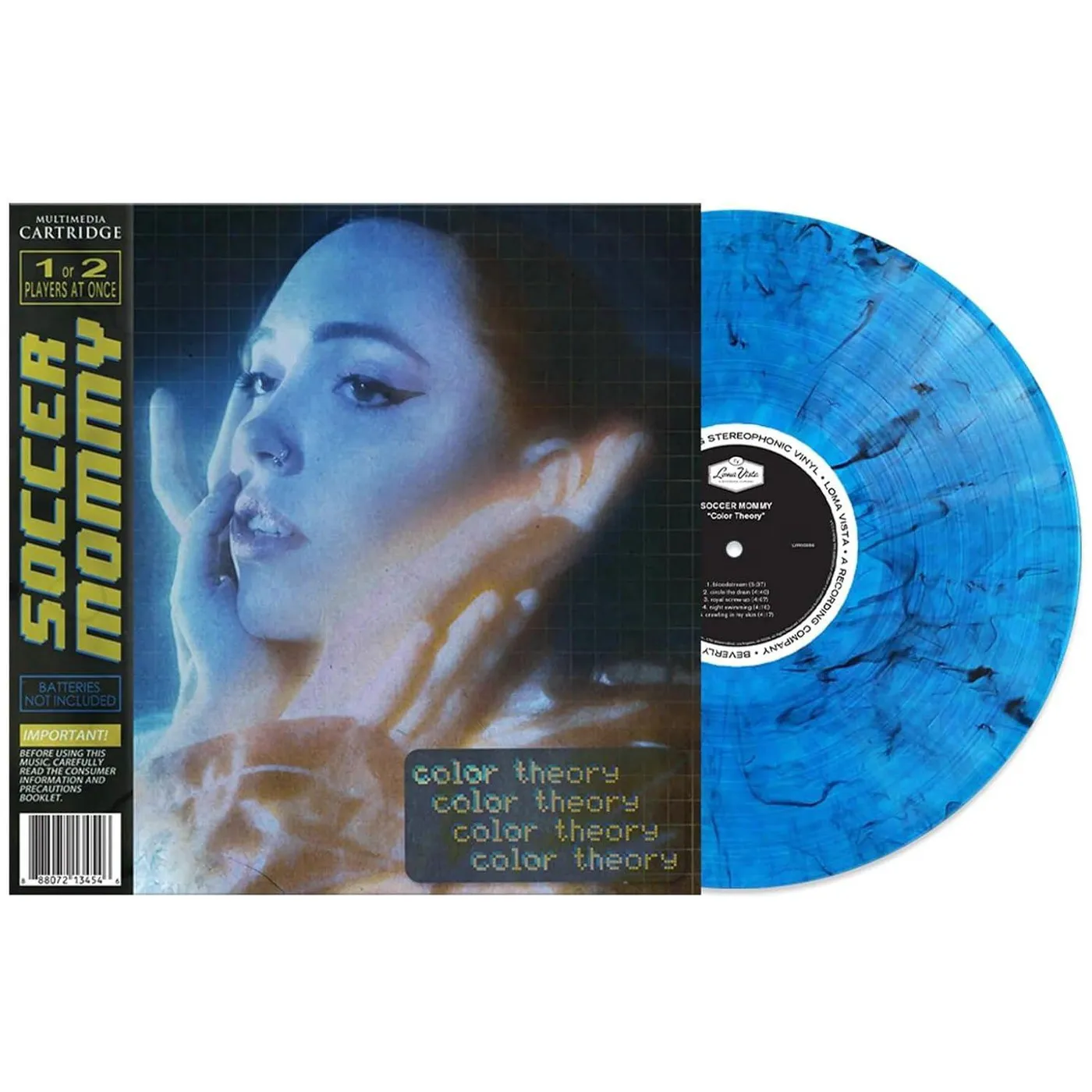 Soccer Mommy COLOR THEORY (BLUE SMOKE VINYL) Vinyl Record