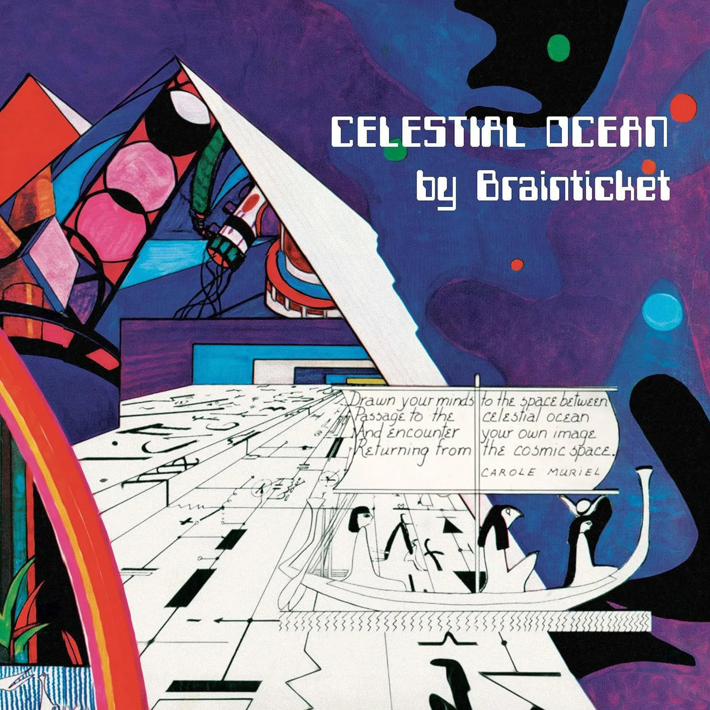 Brainticket CELESTIAL OCEAN (BLUE/RED VINYL) Vinyl Record