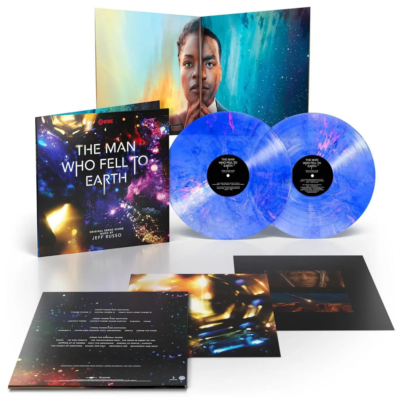 Jeff Russo Man Who Fell To Earth (Original Series Score) (Translucent Blue & Pink Vinyl/2LP) Vinyl Record