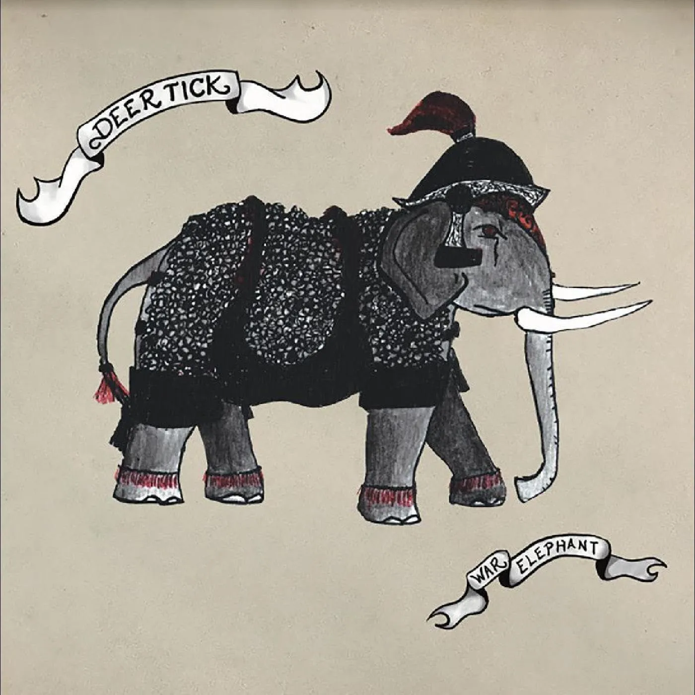 Deer Tick War Elephant (Heavy Metal Vinyl/Original Cover Art) Vinyl Record