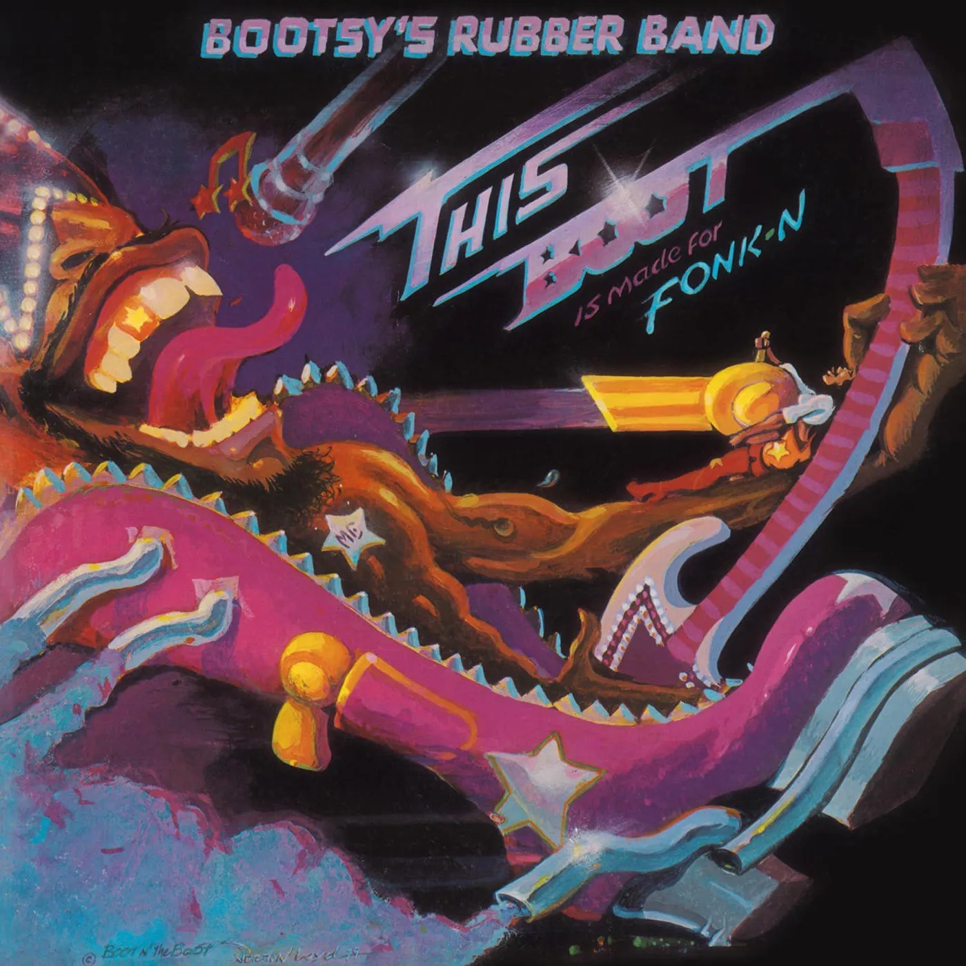 Bootsy's Rubber Band This Boot Is Made For Fonk-n (Translucent Magenta Vinyl/180G) Vinyl Record