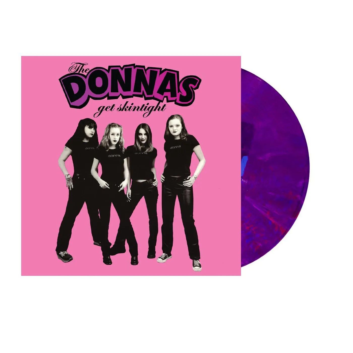 The Donnas Get Skintight (Remastered) (Purple With Pink Swirl) Vinyl Record