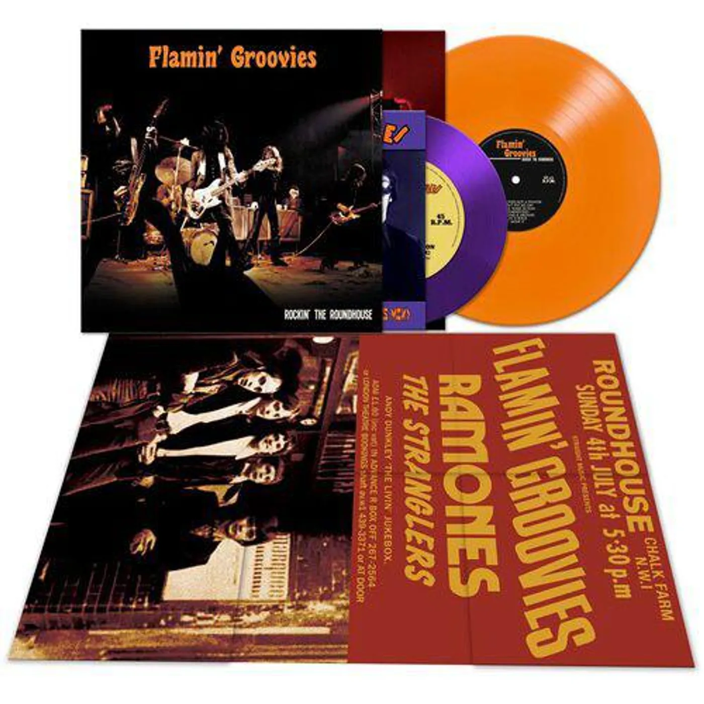 Flamin' Groovies Rockin' The Roundhouse (Orange) Vinyl Record