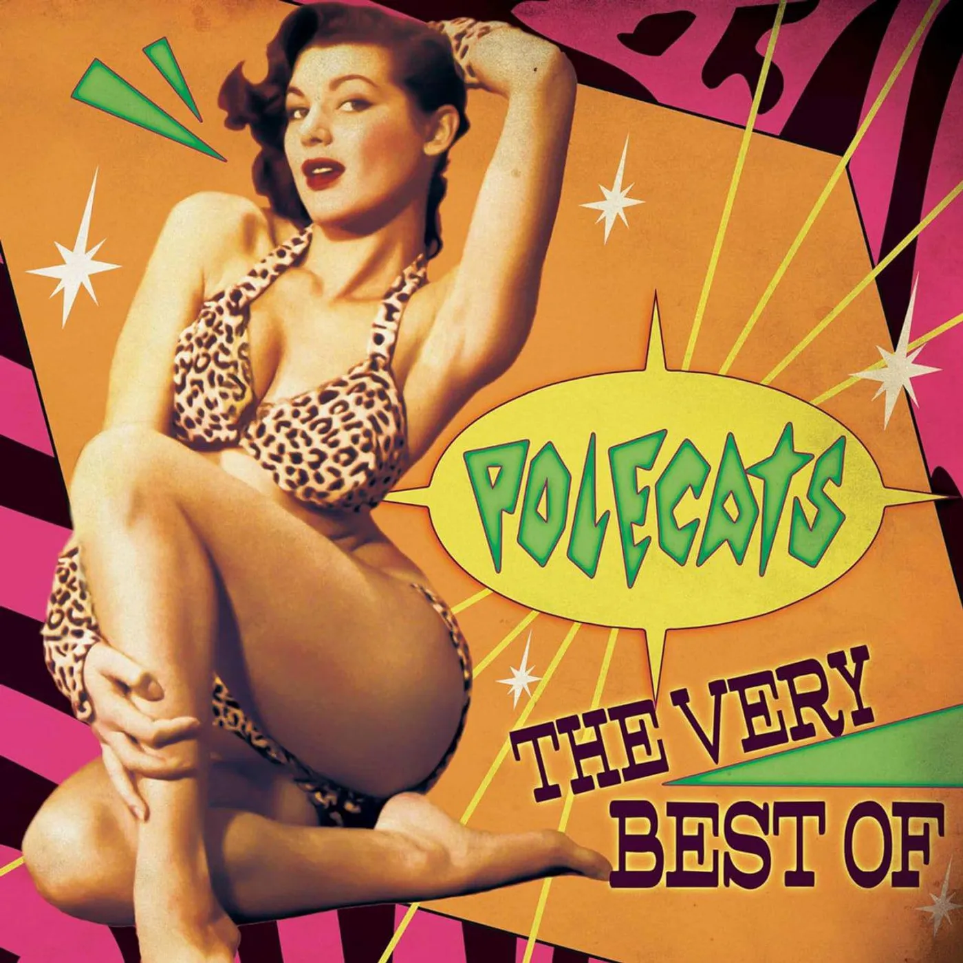 The Polecats The Very Best Of (Purple/Orange) Vinyl Record