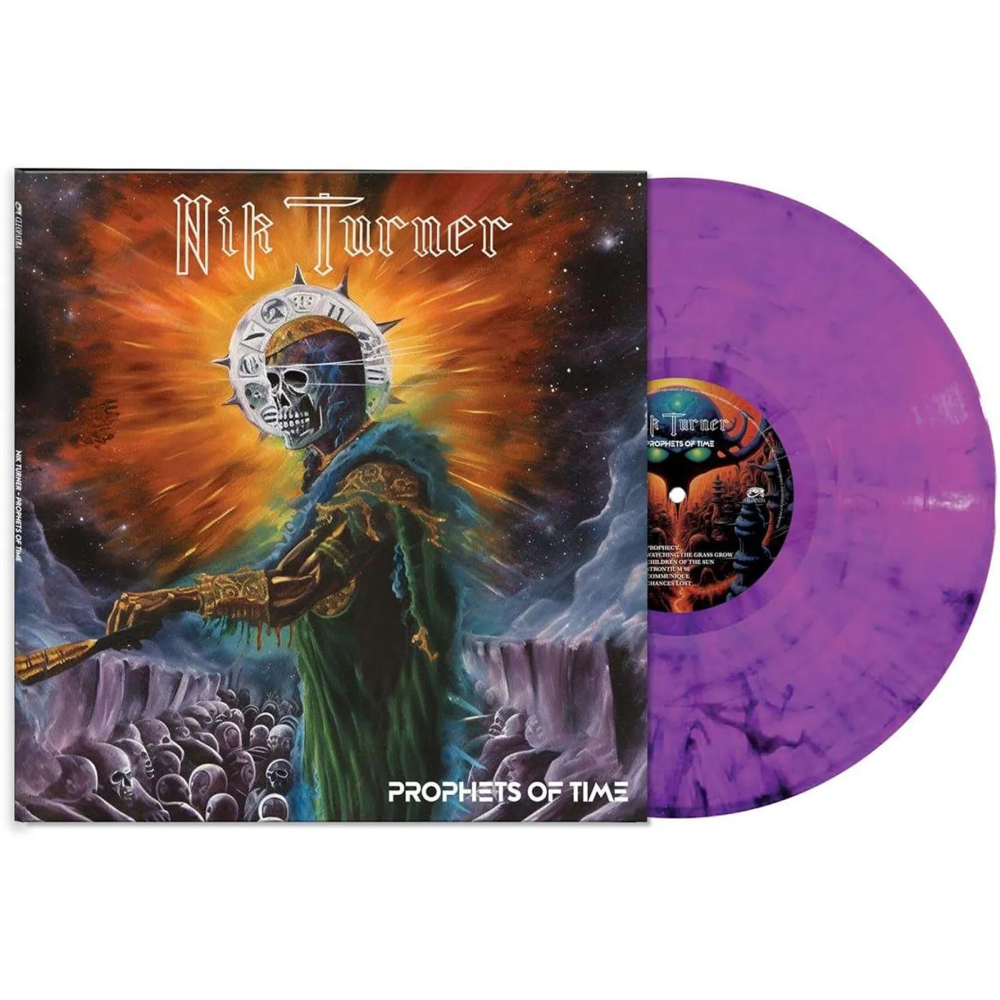 Nik Turner Prophets Of Time (Purple Marble) Vinyl Record