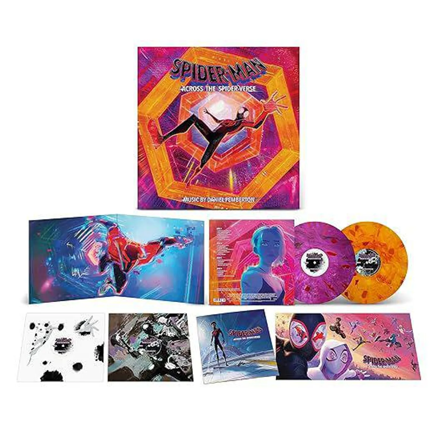 Daniel Pemberton Spider-Man: Across the Spider-Verse (Original Score) [2LP/Orange&Purple Splatter] Vinyl Record