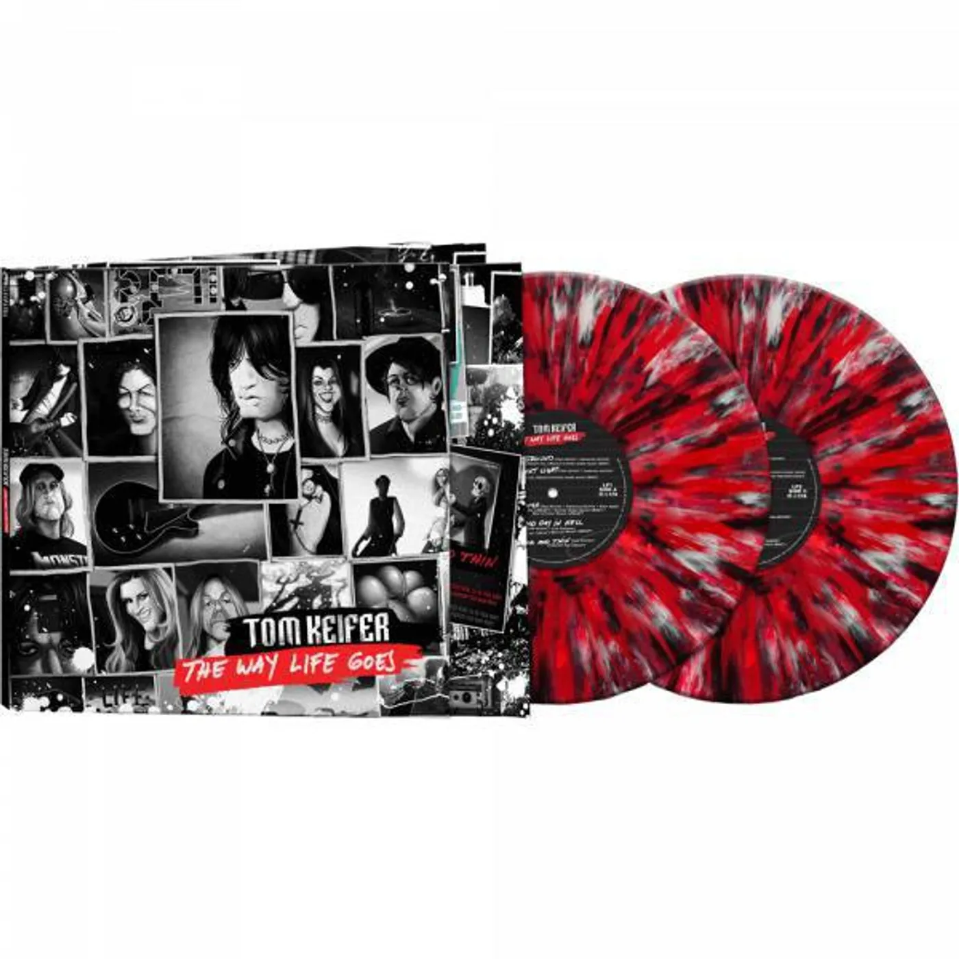 Tom Keifer Way Life Goes (Red/White Splatter Vinyl Record)