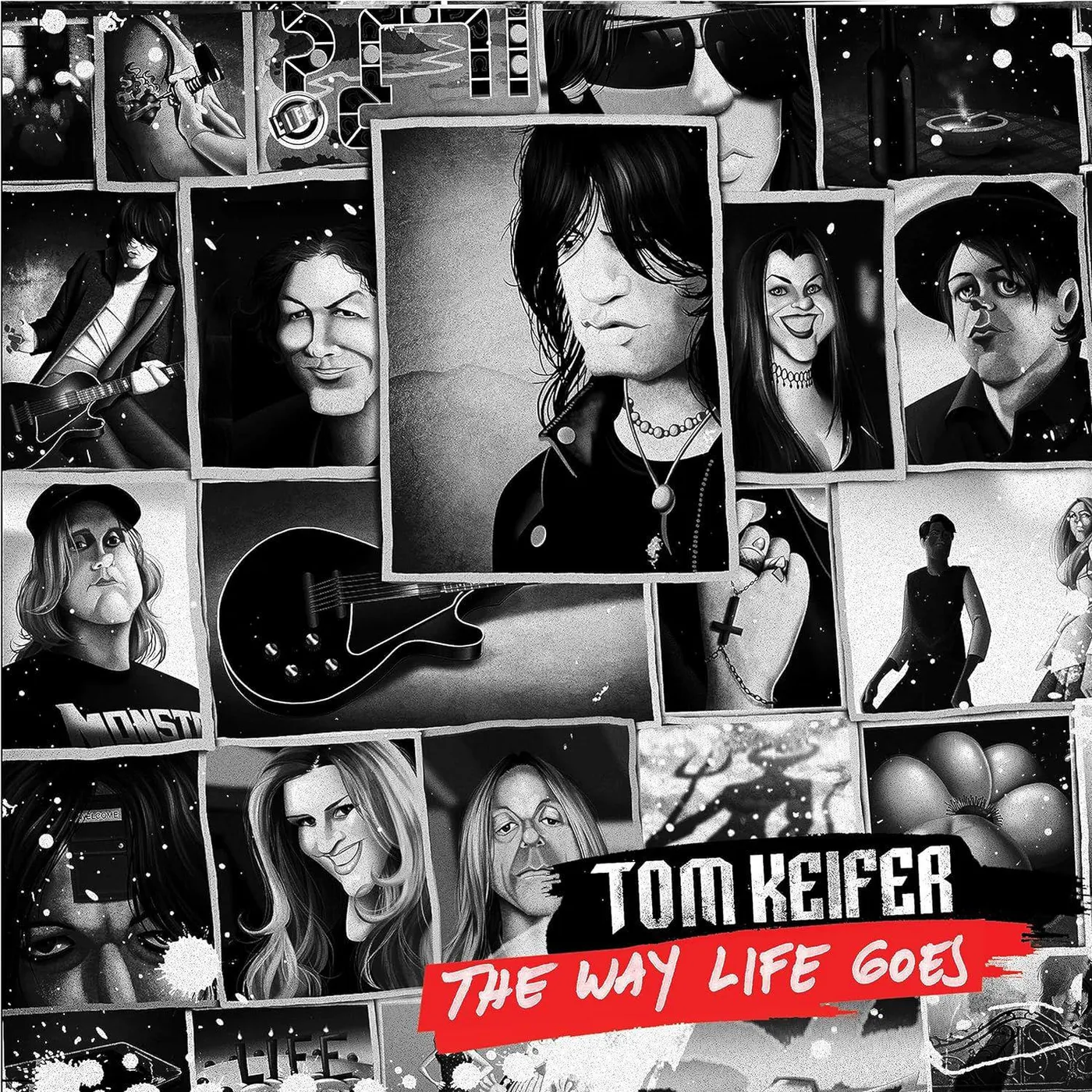 Tom Keifer Way Life Goes (Red/White Splatter Vinyl Record)