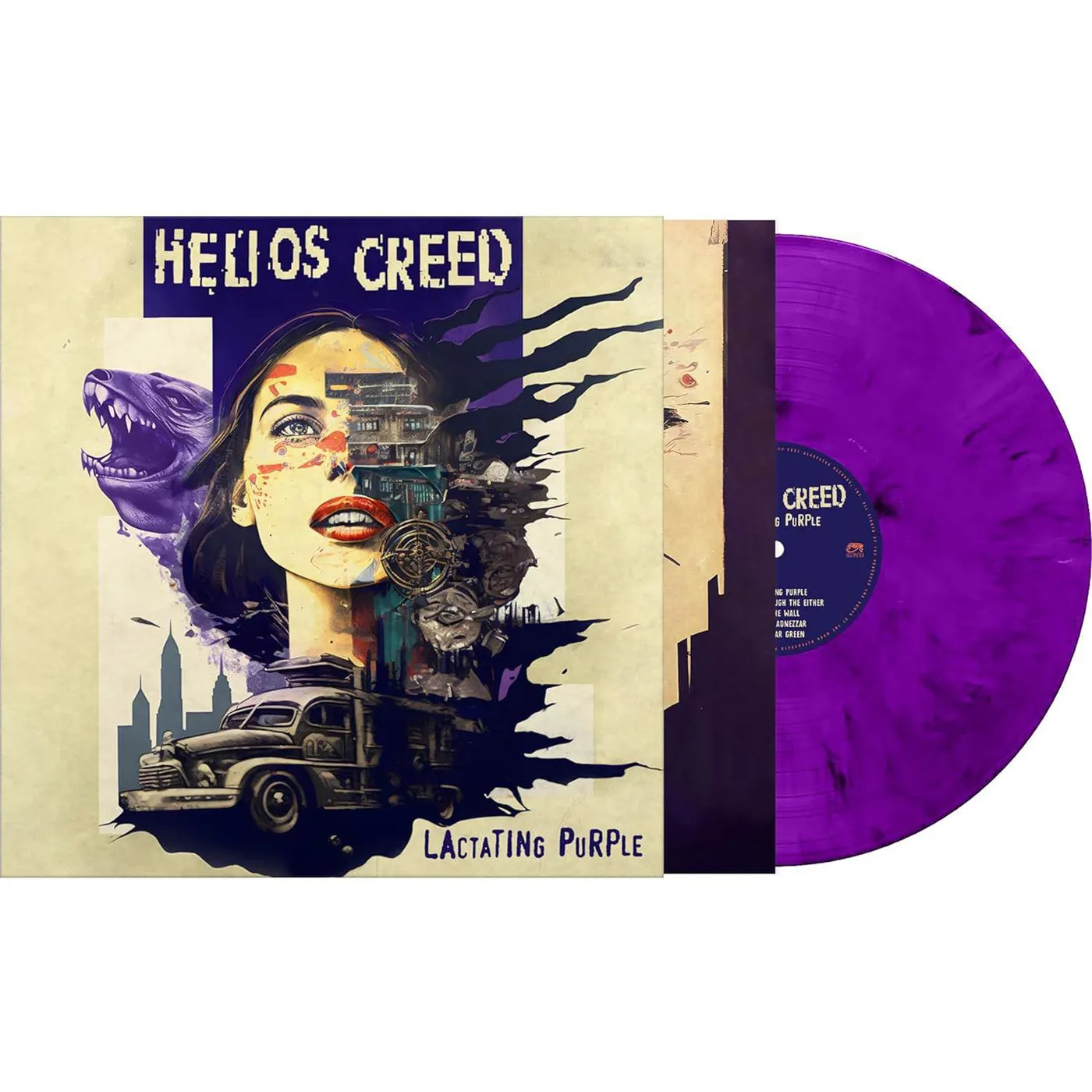 Helios Creed Lactating Purple (Purple Marble Vinyl Record)