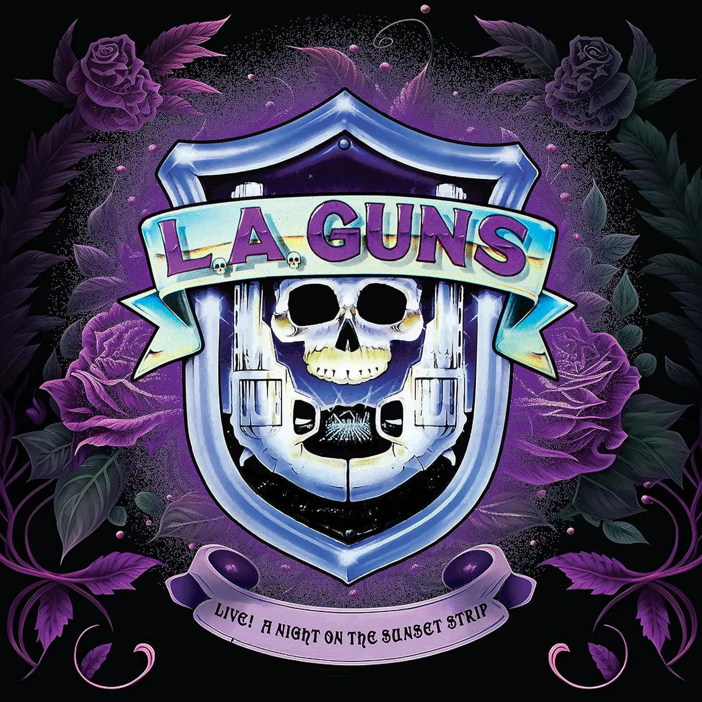 L.A. Guns Live! A Night On The Sunset Strip (Purple/Reissue) Vinyl Record