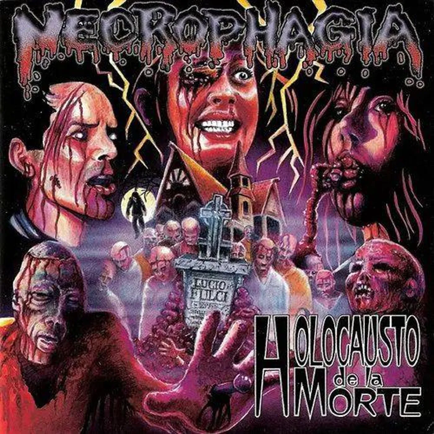 Necrophagia HOLOCAUSTO DE LA MORTE Vinyl Record