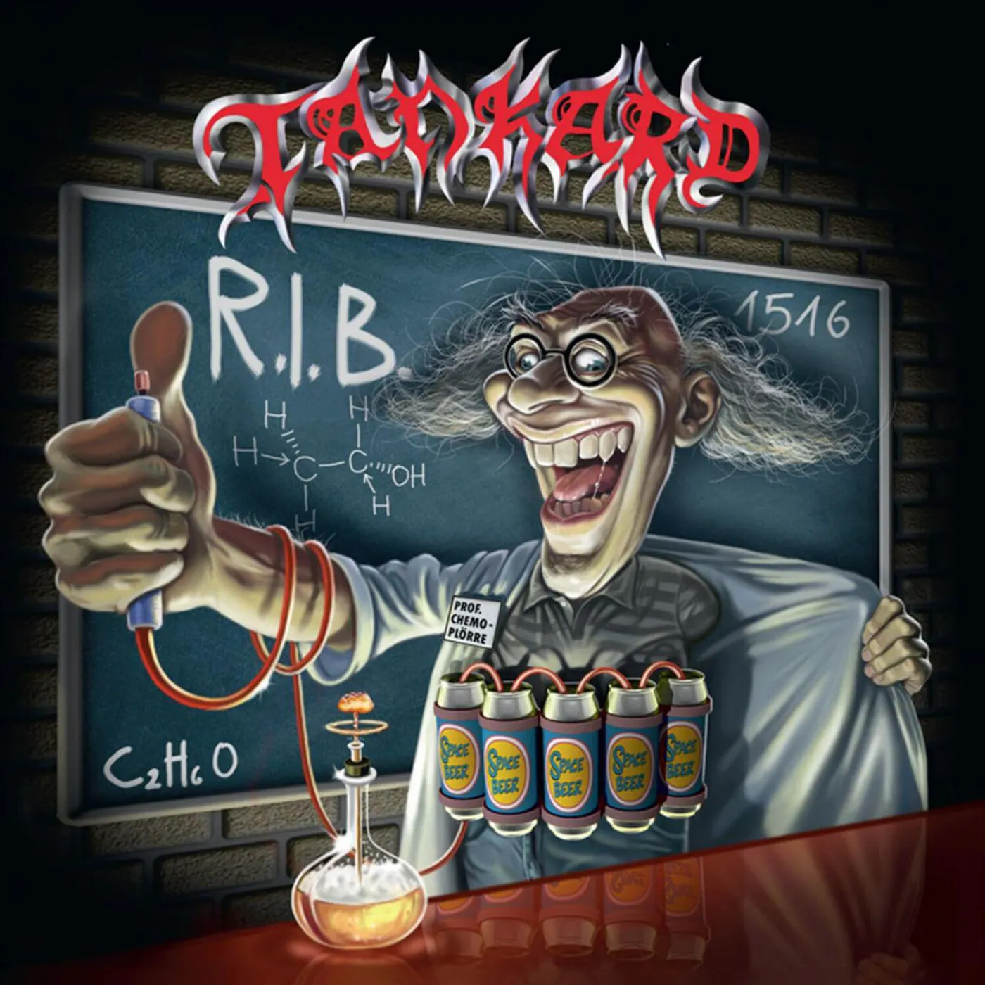 Tankard R.I.B. (Red/White/Black Splatter) Vinyl Record