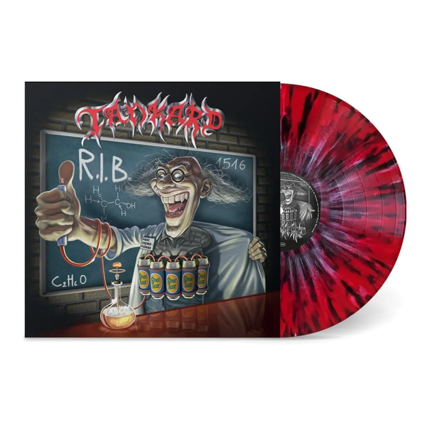 Tankard R.I.B. (Red/White/Black Splatter) Vinyl Record