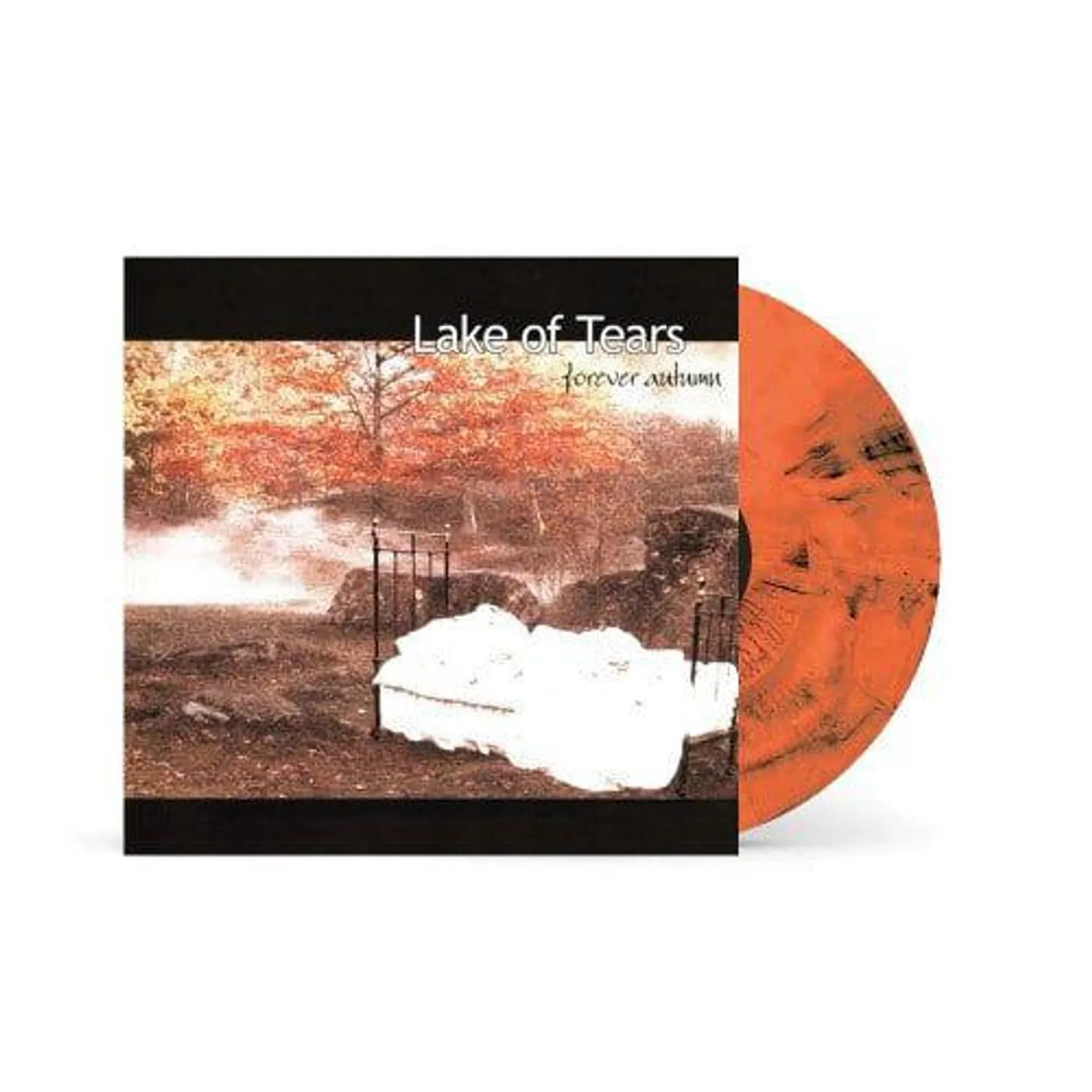 Lake Of Tears Forever Autumn (Orange & Black Marble) Vinyl Record