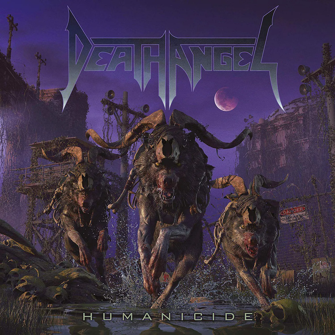 Death Angel Humanicide (Clear Purple Splatter/2LP) Vinyl Record