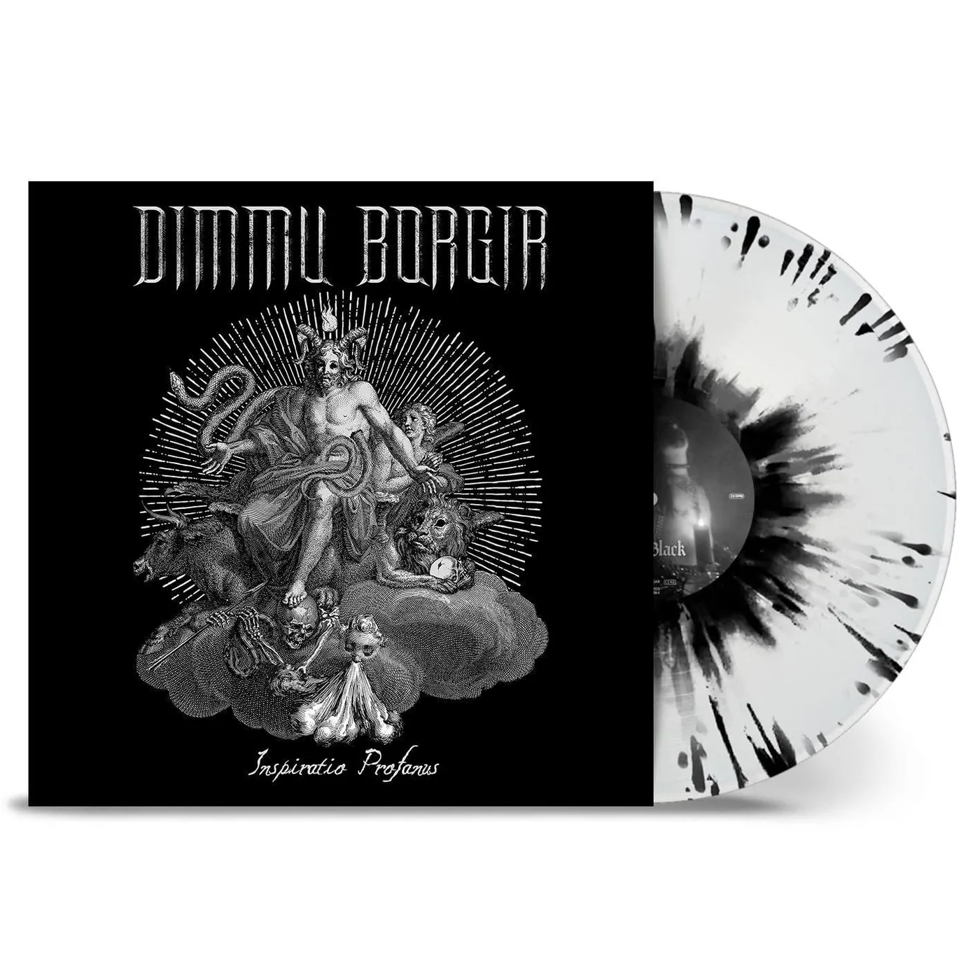 Dimmu Borgir Inspiratio Profanus (Black & White Splatter) Vinyl Record