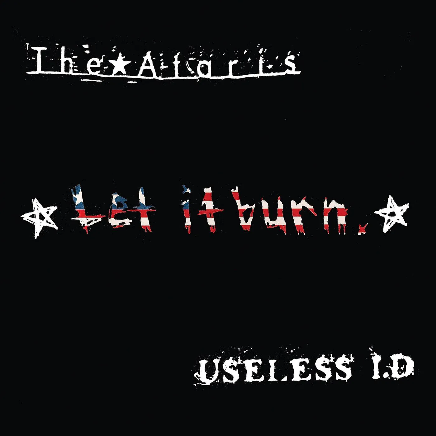 The Ataris / Useless ID Let It Burn (Red/Blue Split) Vinyl Record