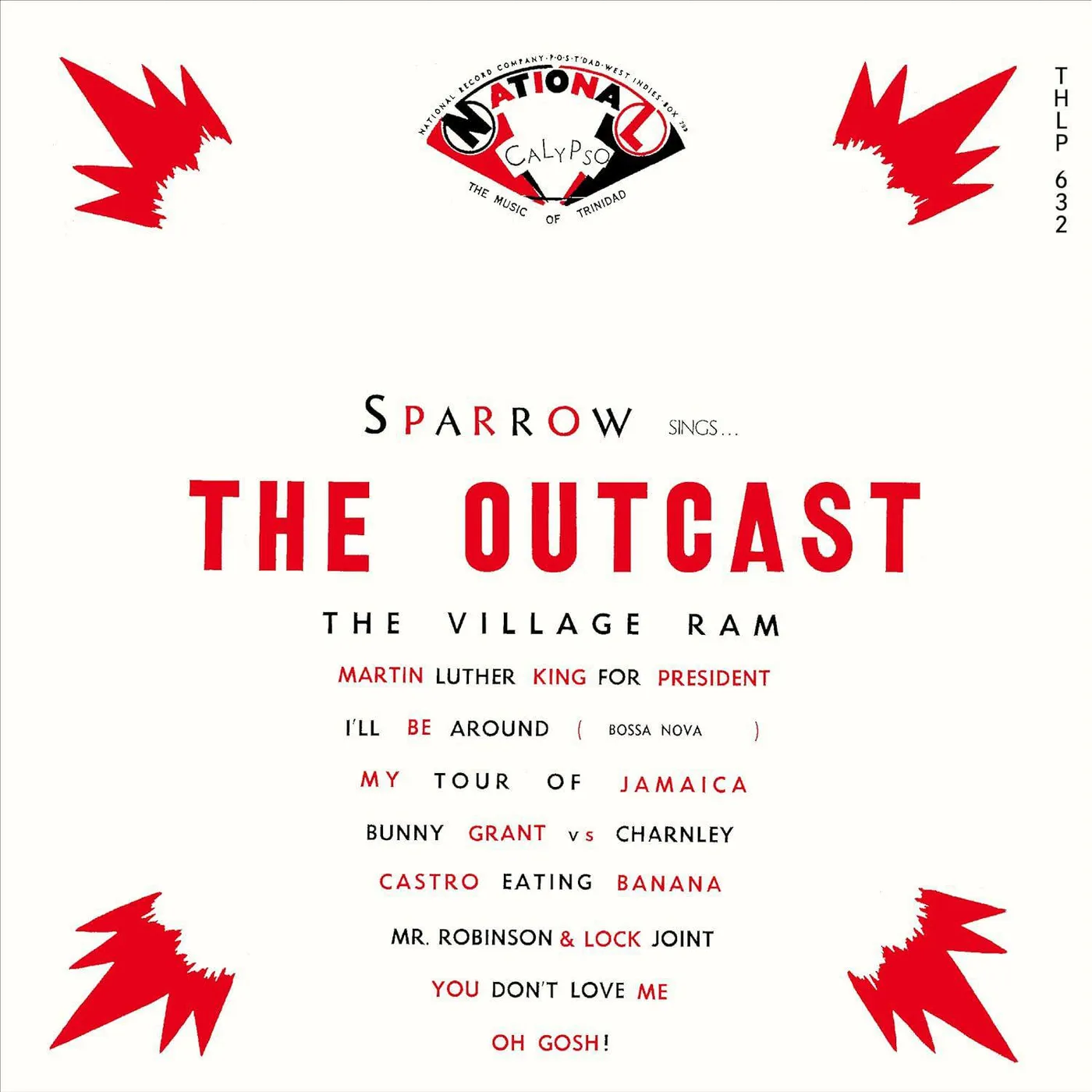 Mighty Sparrow The Outcast Vinyl Record