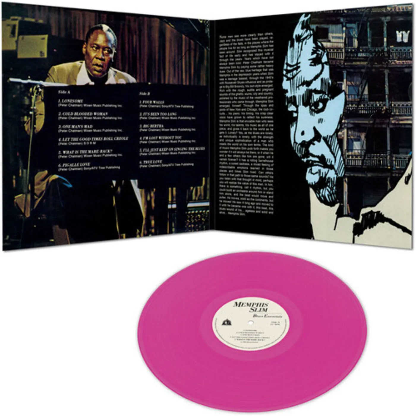 Memphis Slim Blues Essentials (Magenta) Vinyl Record