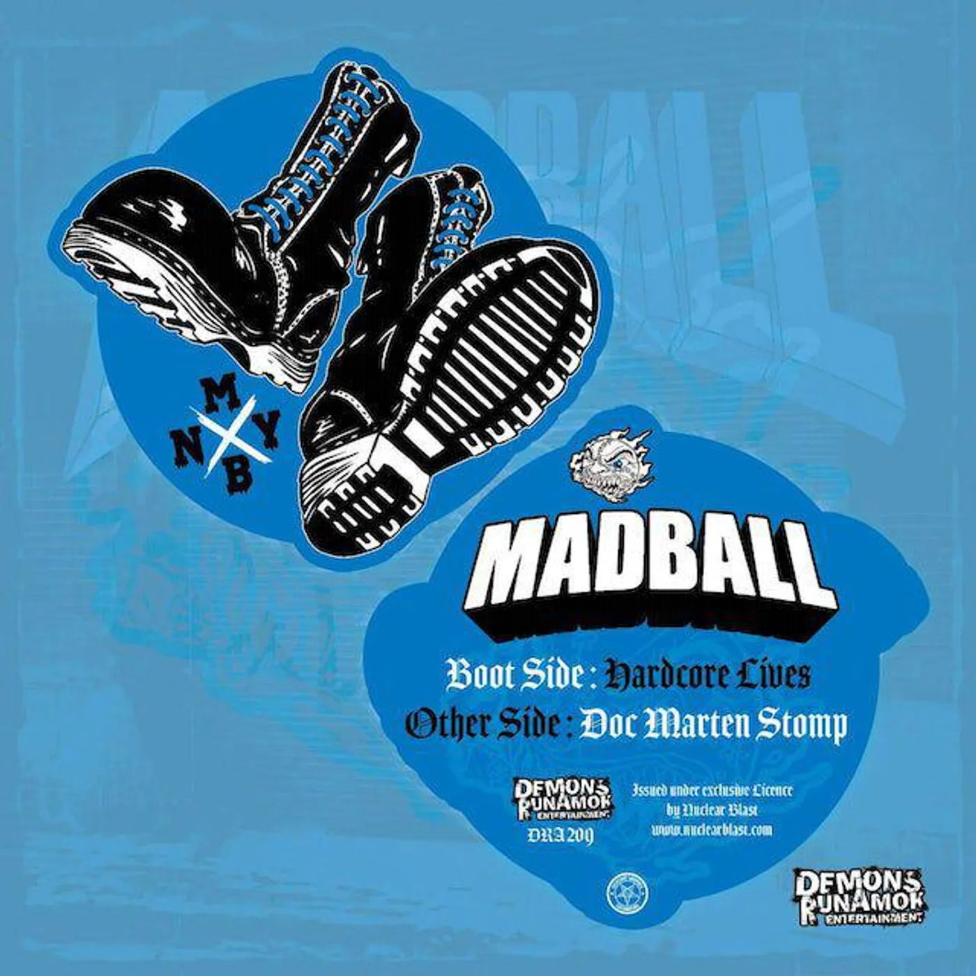 Madball Hardcore Lives / Doc Marten Stomp (Limited/Picture/Unique Shape) Vinyl Record