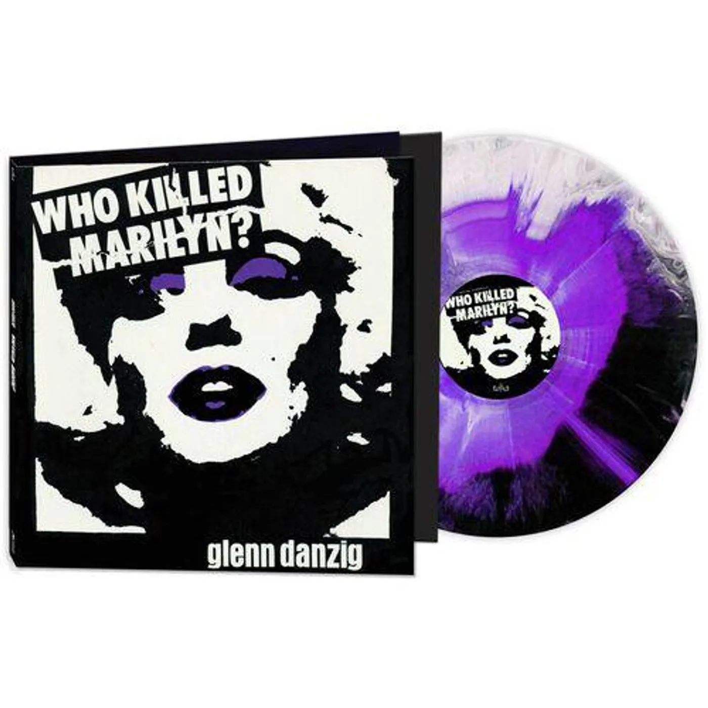 Danzig Who Killed Marilyn? (White Purple Black Haze) Vinyl Record