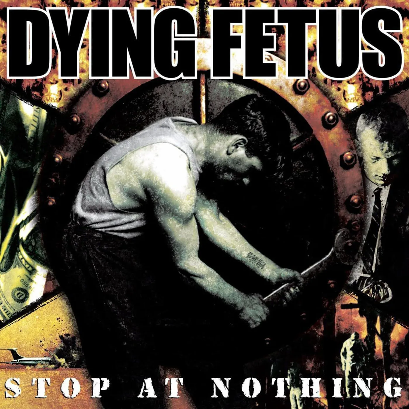 Dying Fetus STOP AT NOTHING (BLOOD RED CLOUDY EFFECT VINYL) Vinyl Record