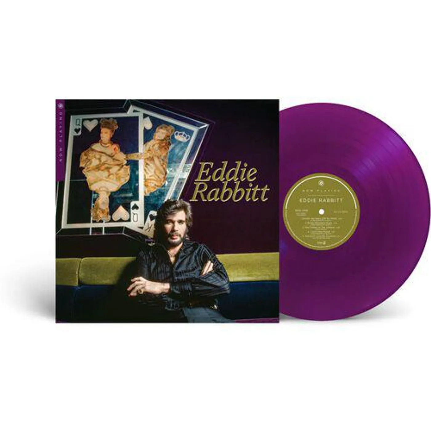 Eddie Rabbitt Now Playing (Grape) Vinyl Record