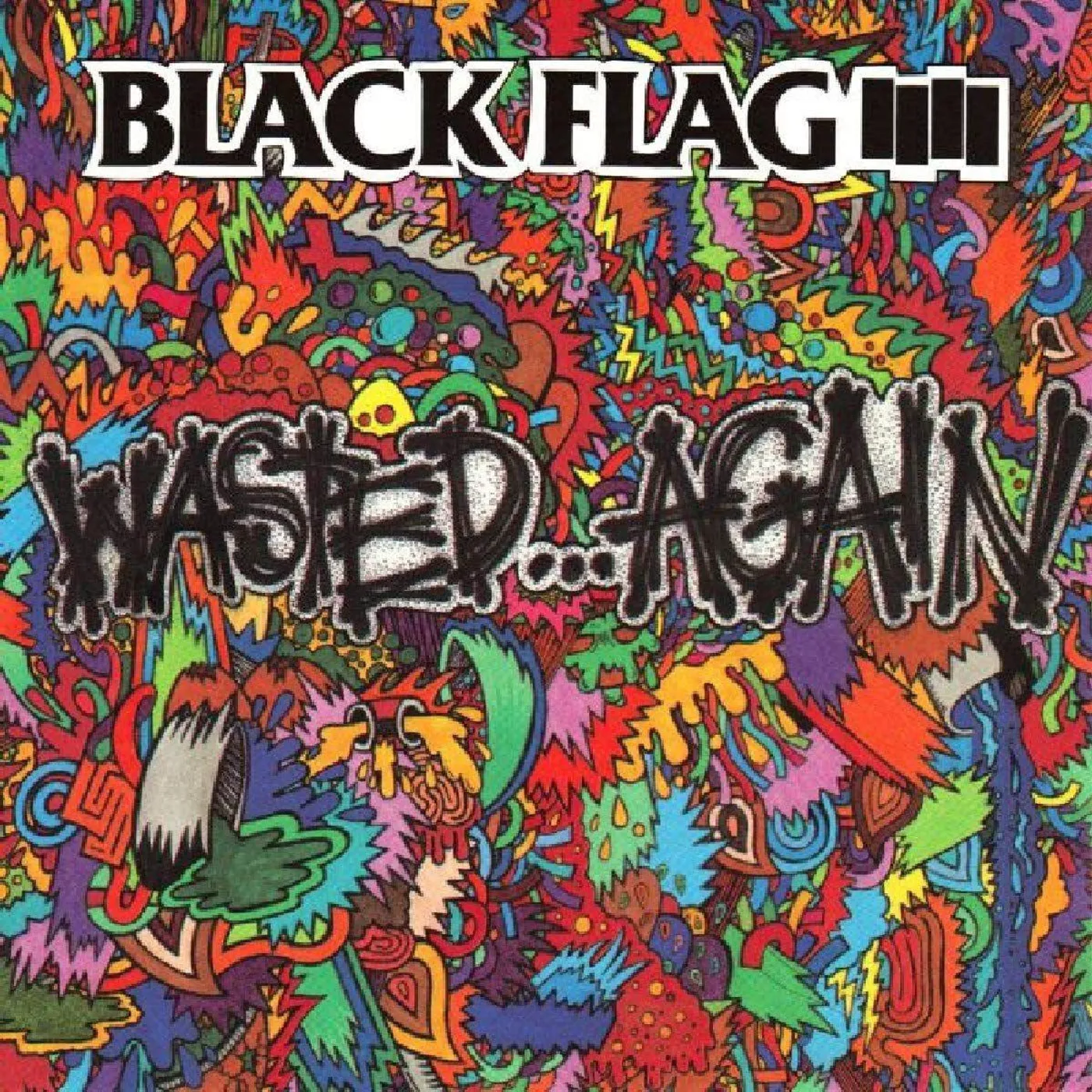 Black Flag Wasted Again Vinyl Record