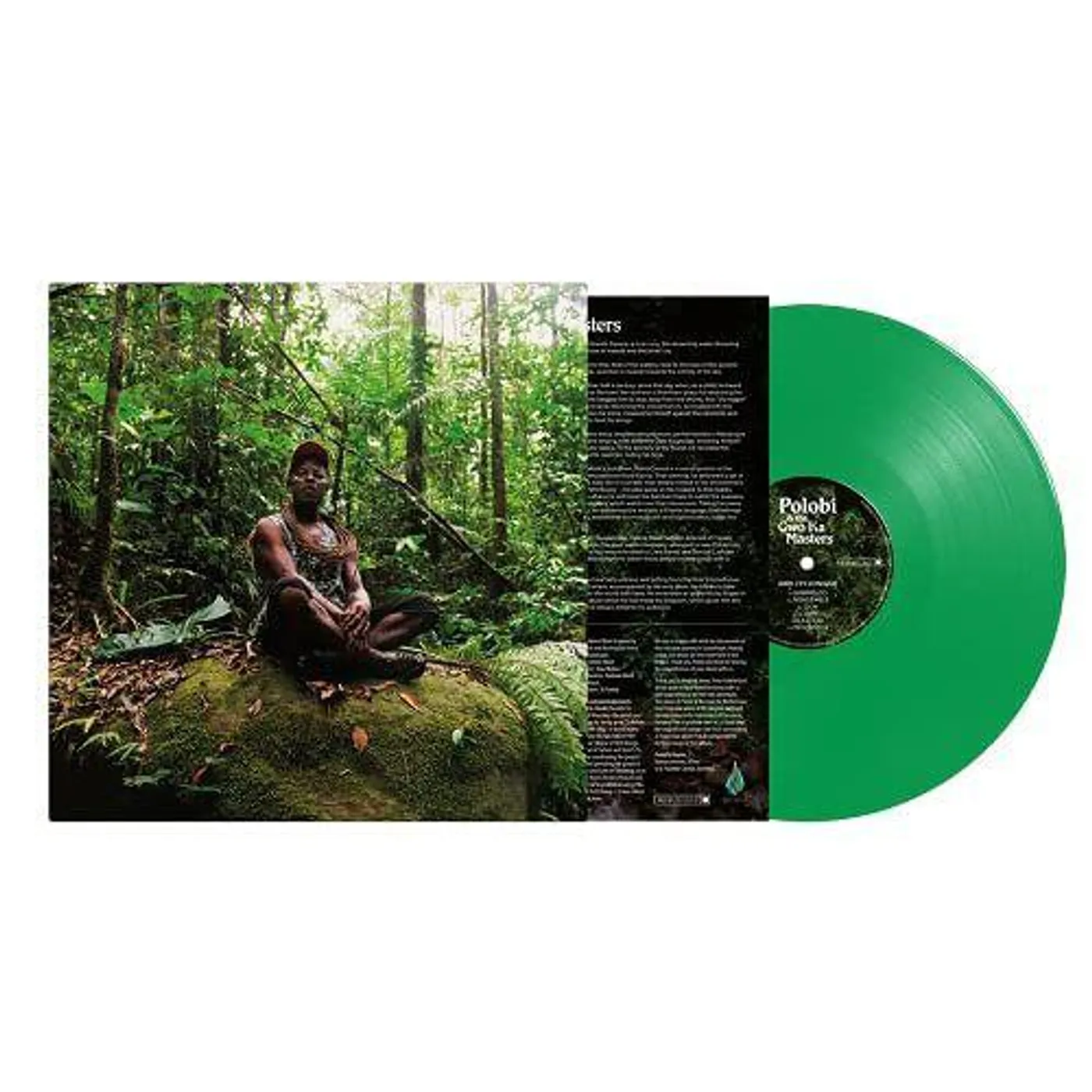 Polobi & the Gwo Ka Masters Abri Cyclonique (Green) Vinyl Record