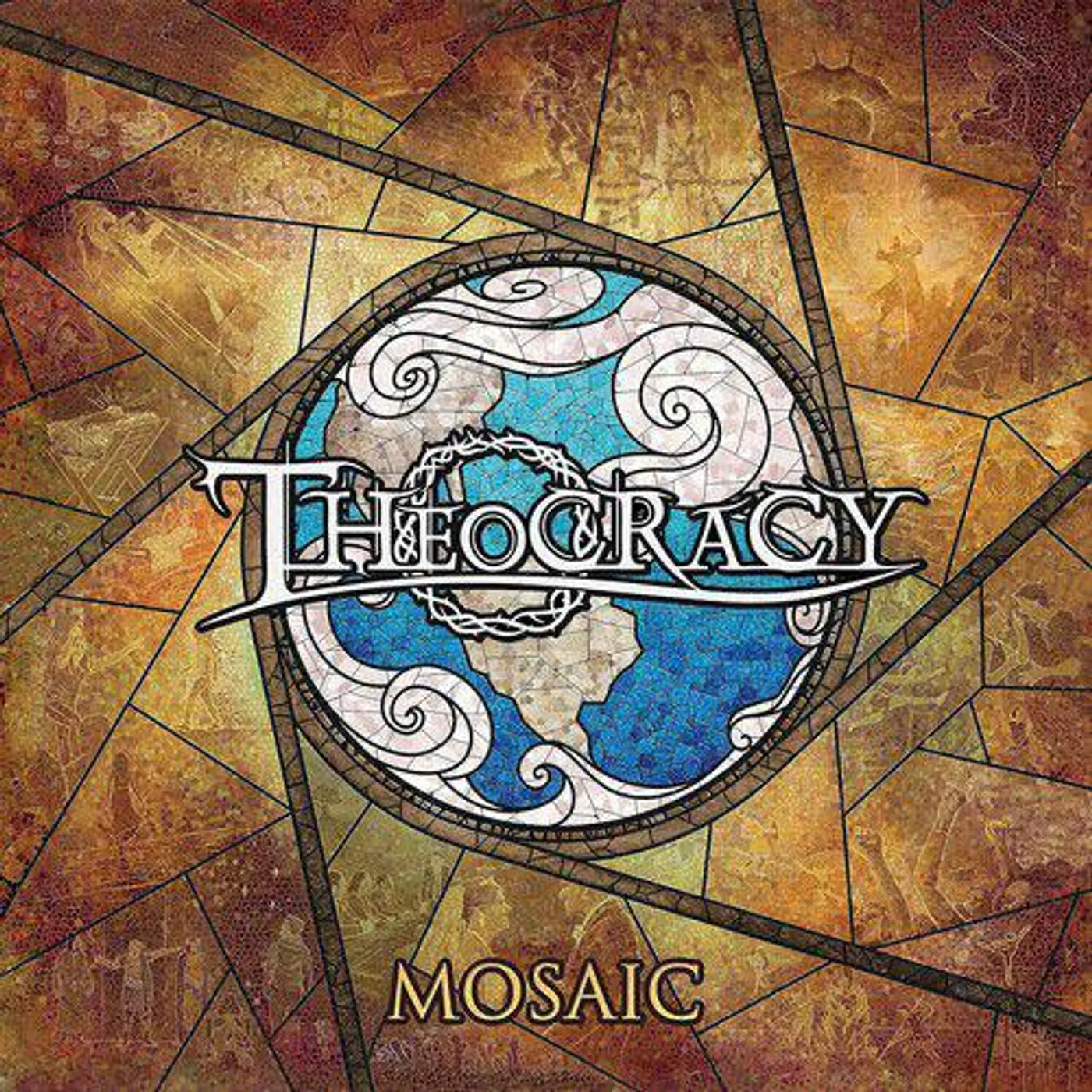 Theocracy Mosaic (2LP/Crystal Clear/Black Melt) Vinyl Record