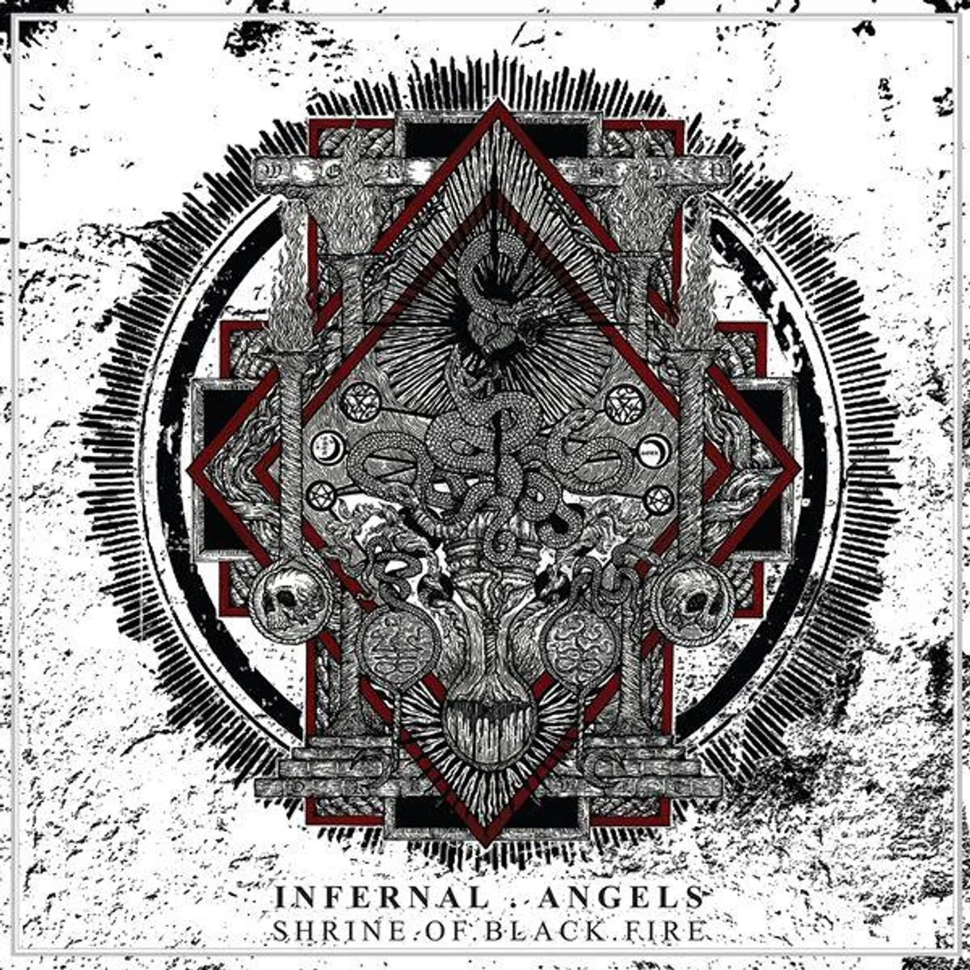 Infernal Angels SHRINE OF BLACK FIRE Vinyl Record