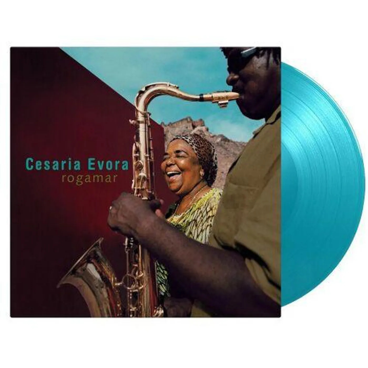 Cesária Evora Rogamar (Turquoise Vinyl/180G) Vinyl Record