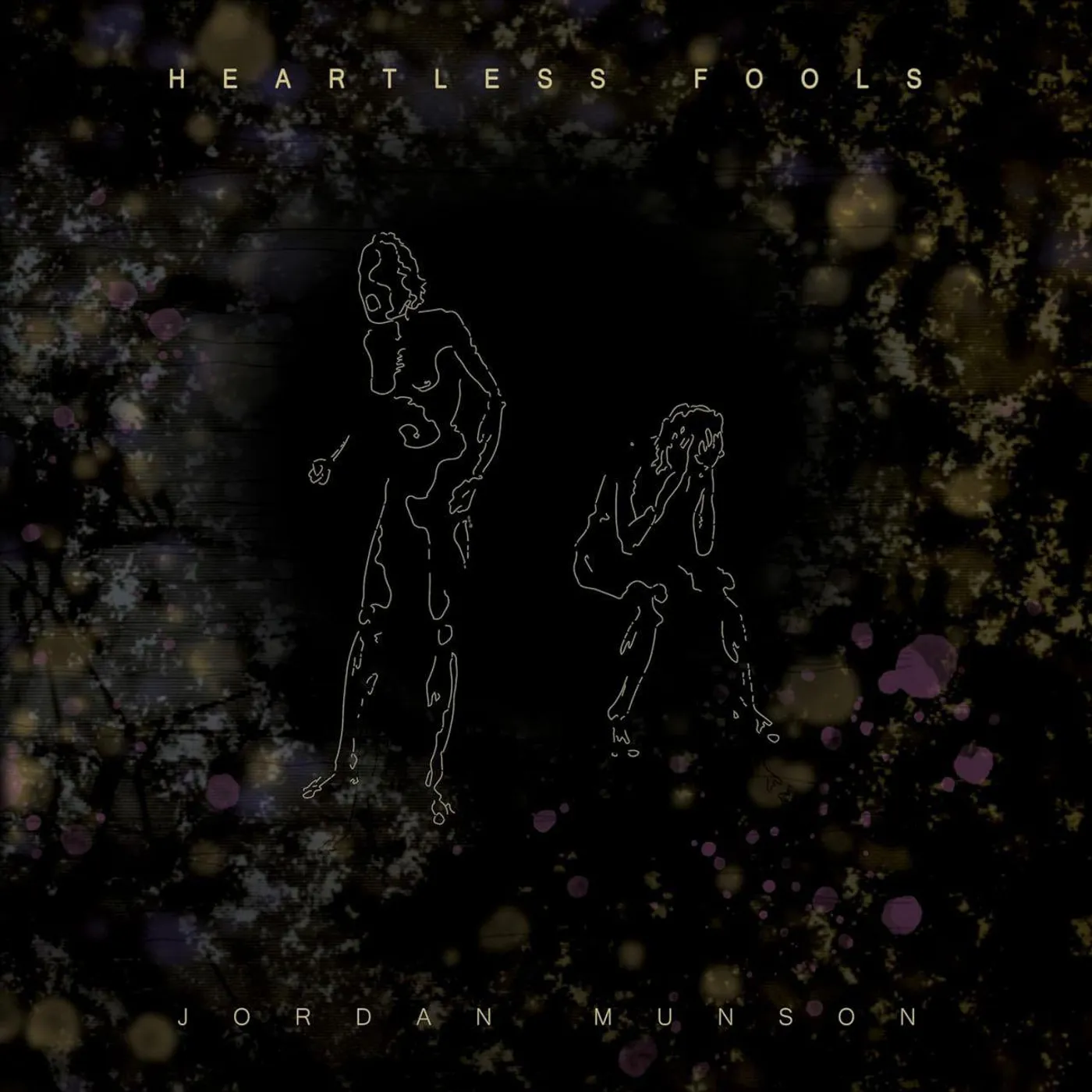 Jordan Munson Heartless Fools (Amber) Vinyl Record