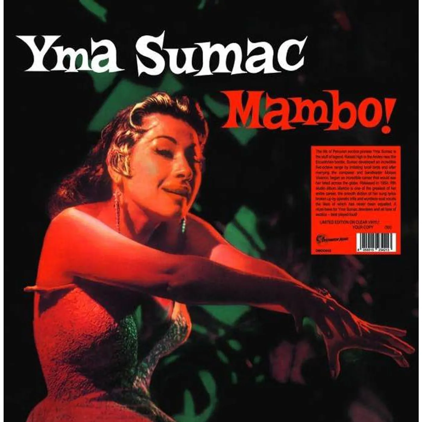 Yma Sumac MAMBO! (CLEAR VINYL/NUMBERED) Vinyl Record