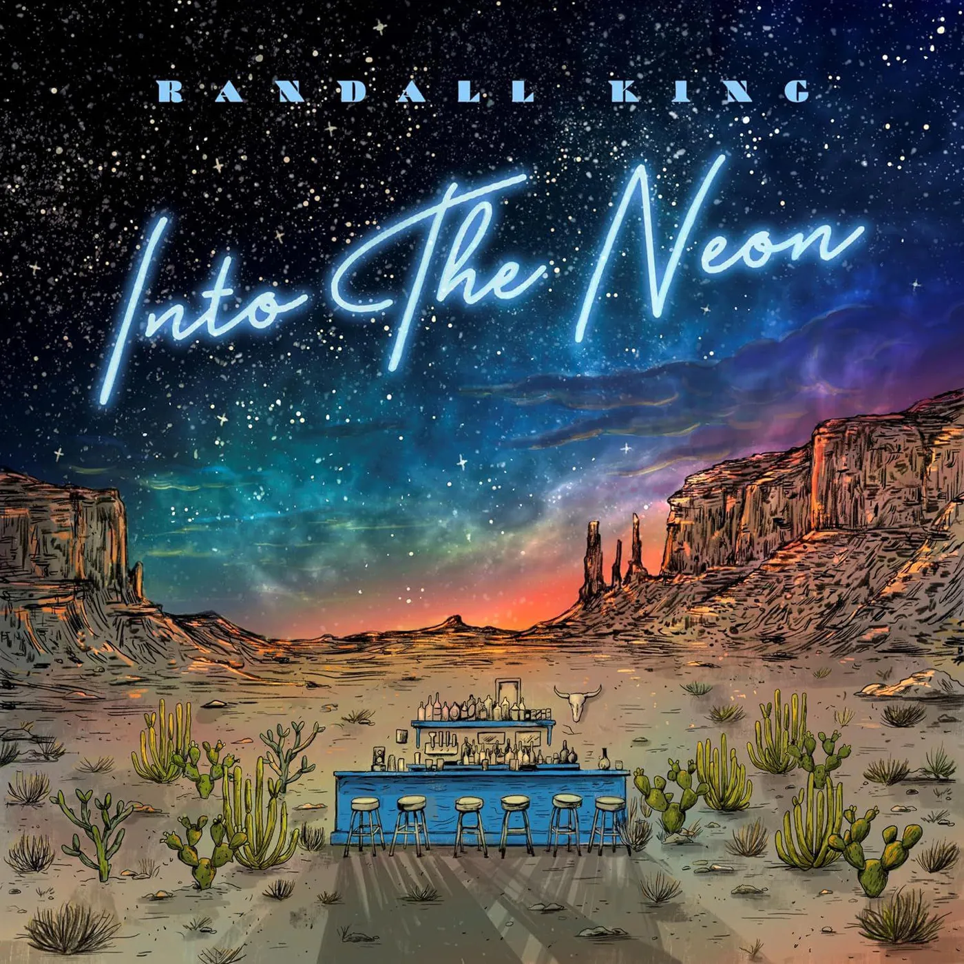 Randall King Into The Neon (2LP) Vinyl Record