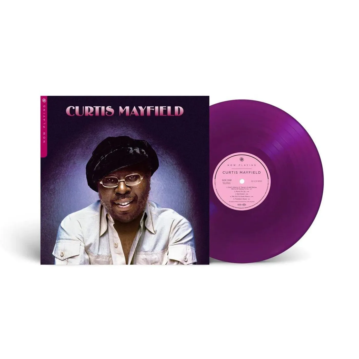 Curtis Mayfield Now Playing (Grape Vinyl) (Syeor) Vinyl Record