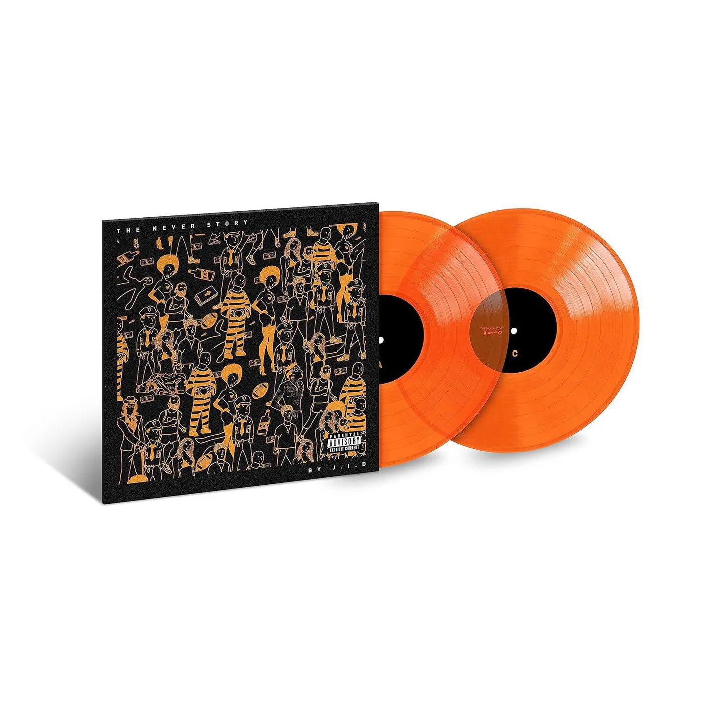 JID Never Story (Orange Crush/2LP) Vinyl Record