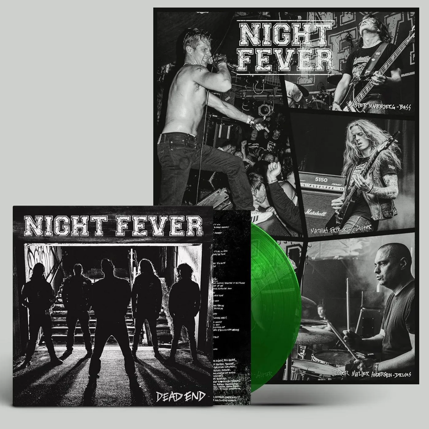 Night Fever Dead End (Transparent Green) Vinyl Record