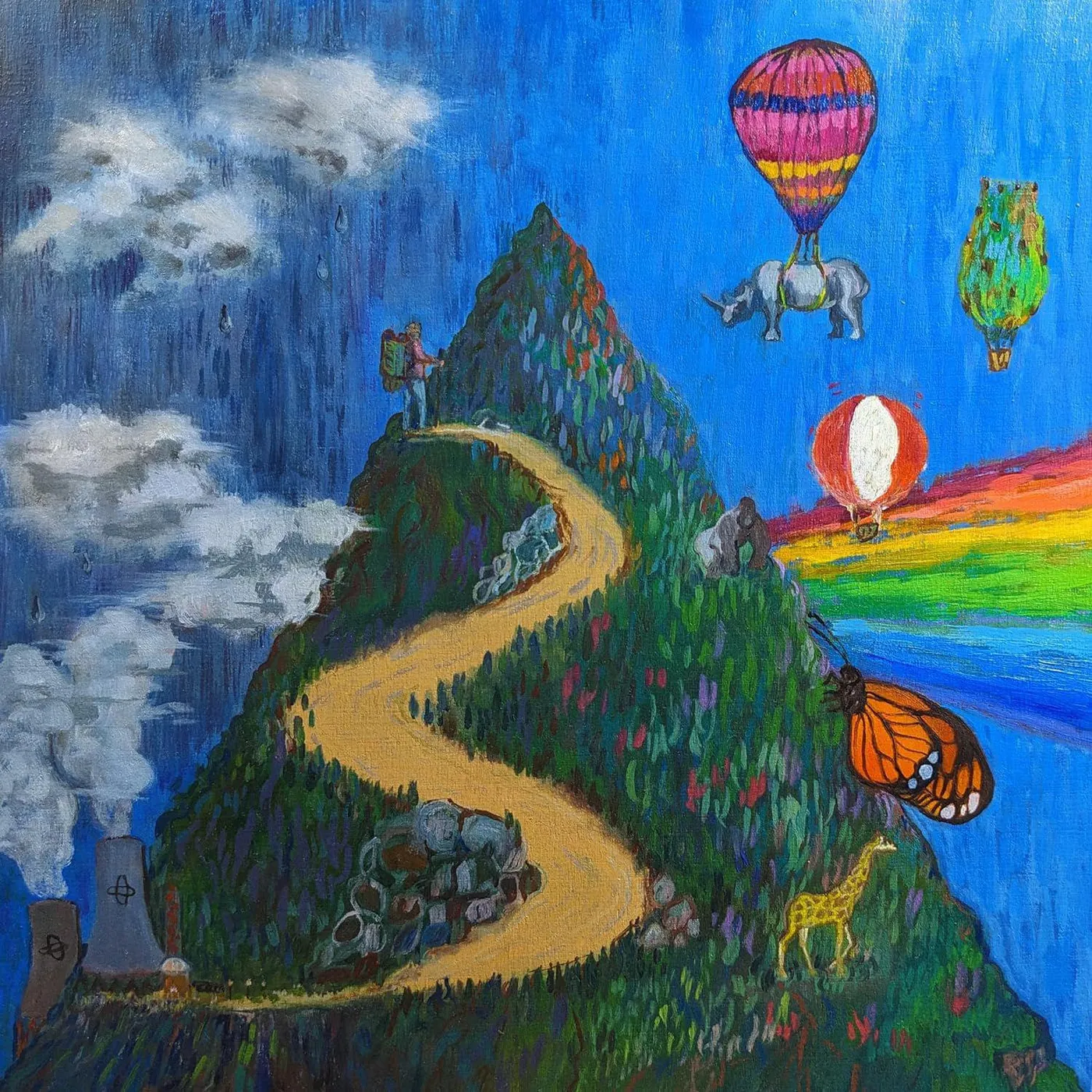 Huron John Indigo Jack & The New World Border (Yellow Vinyl Record)