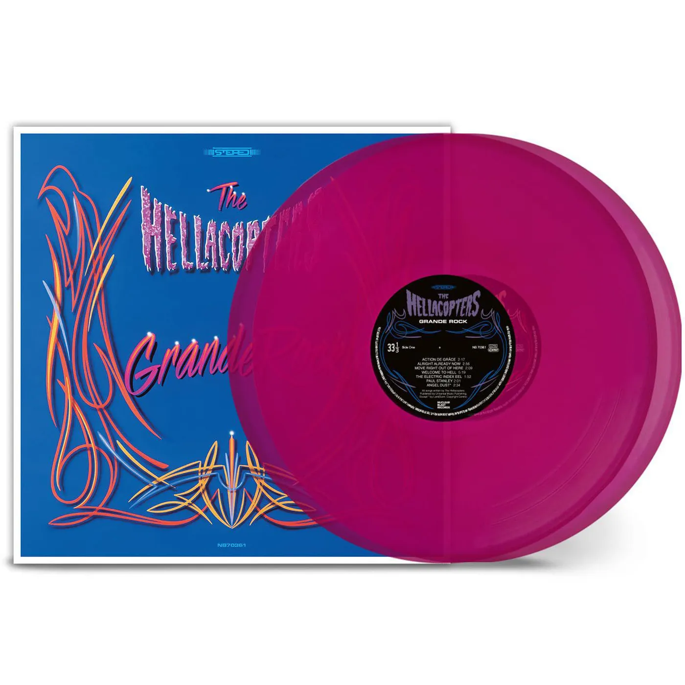 The Hellacopters GRANDE ROCK REVISITED (2LP/COLOURED VINYL) Vinyl Record