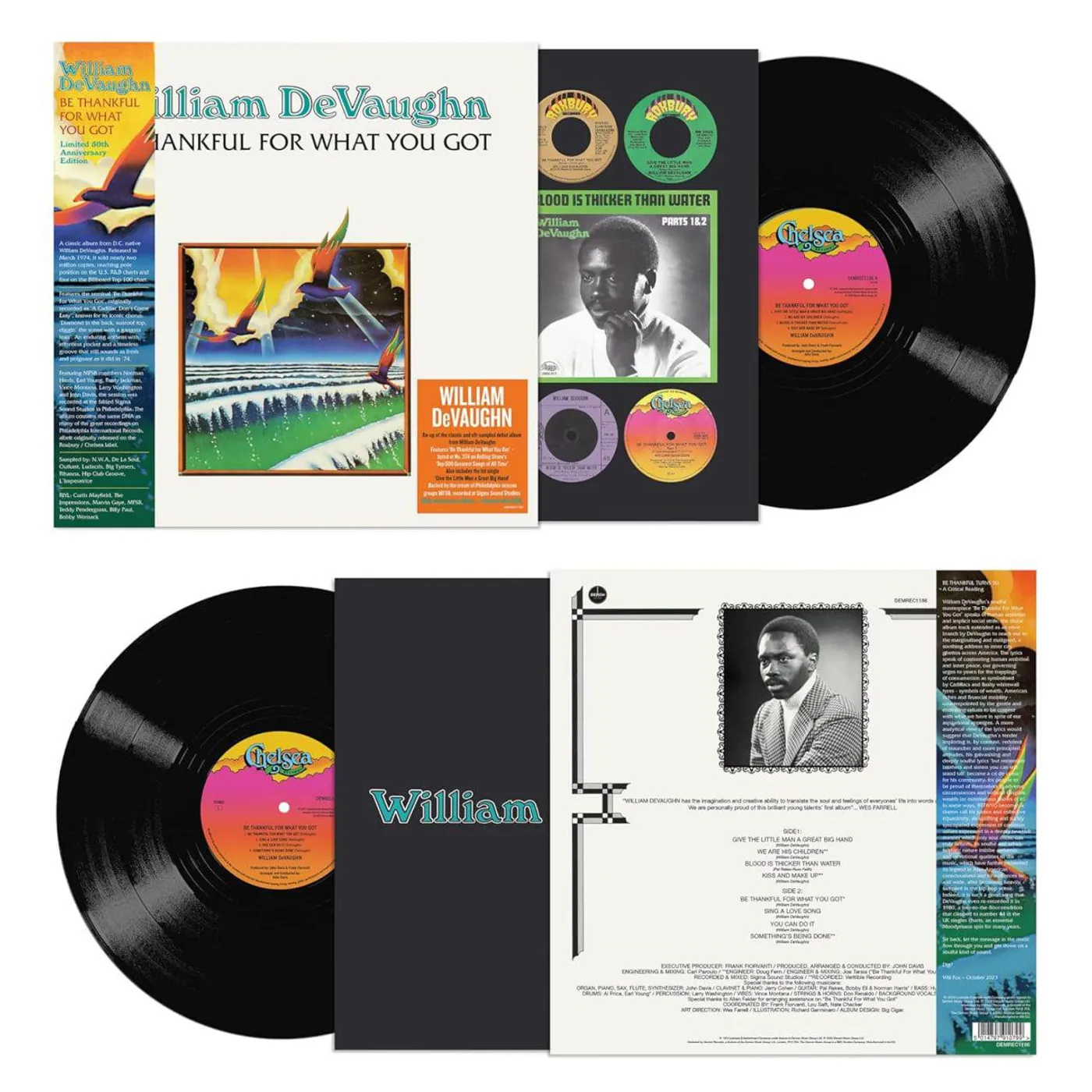 William DeVaughn BE THANKFUL FOR WHAT YOU GOT (140G) Vinyl Record