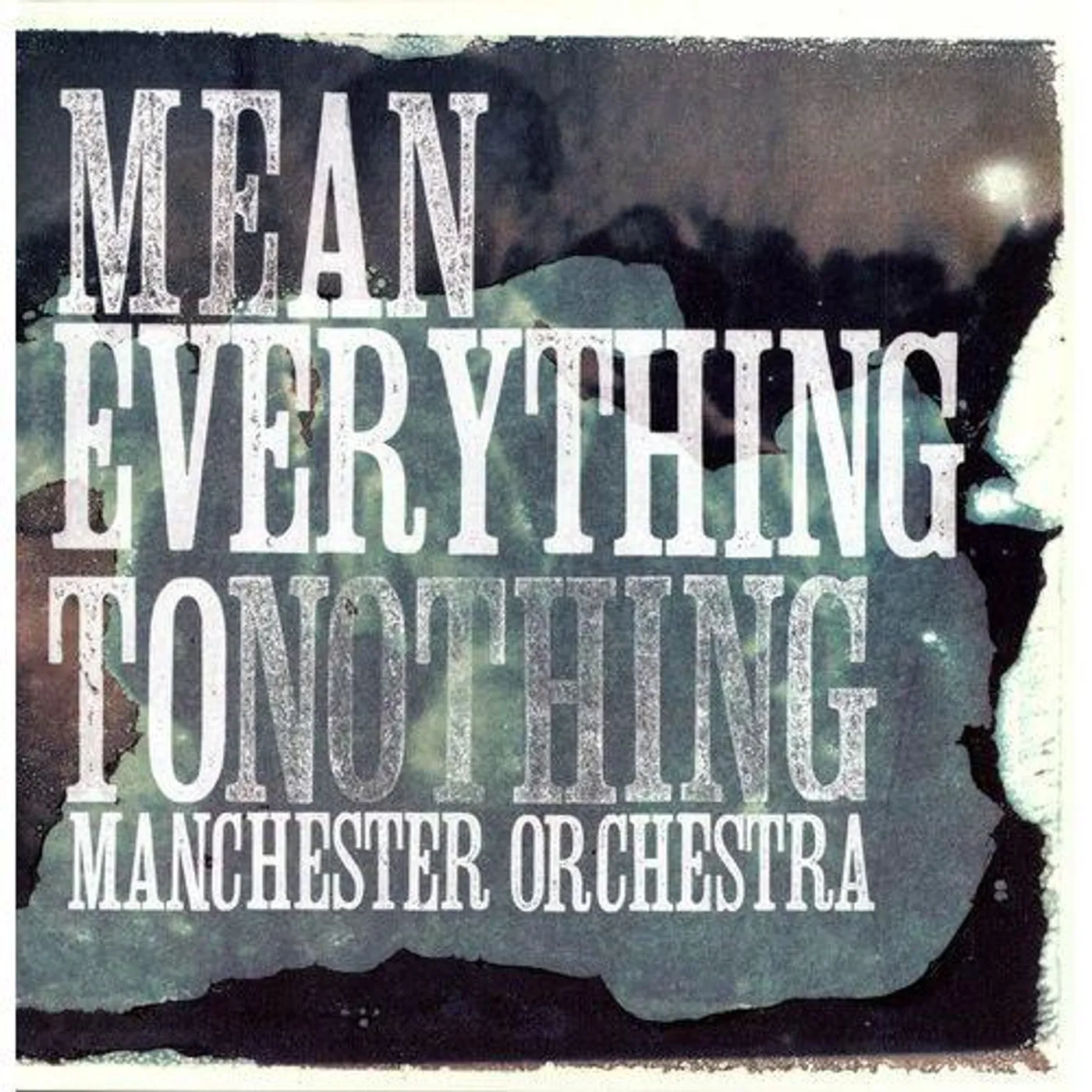 Manchester Orchestra Mean Everything To Nothing (Blue) Vinyl Record