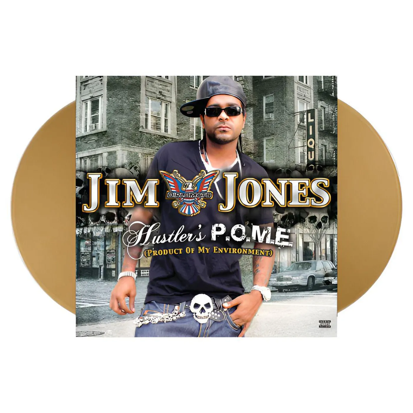 Jim Jones Hustler's P.O.M.E. (Product Of My Environment) (Gold/180G) (RSD) Vinyl Record