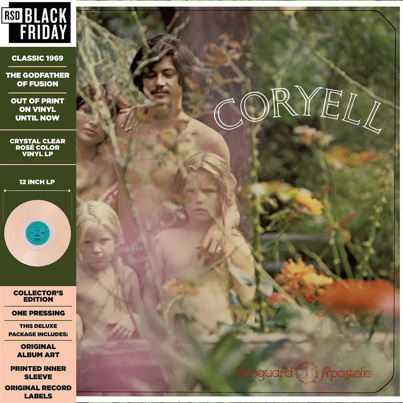 Larry Coryell CORYELL (CRYSTAL CLEAR ROSE VINYL) (RSD) Vinyl Record