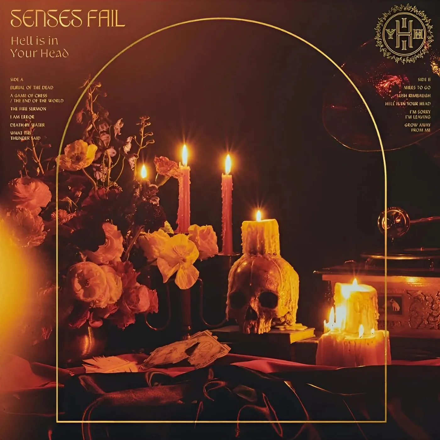 Senses Fail Hell Is In Your Head (Beer & Gold Butterfly W/ Bone Splatter) (I) Vinyl Record