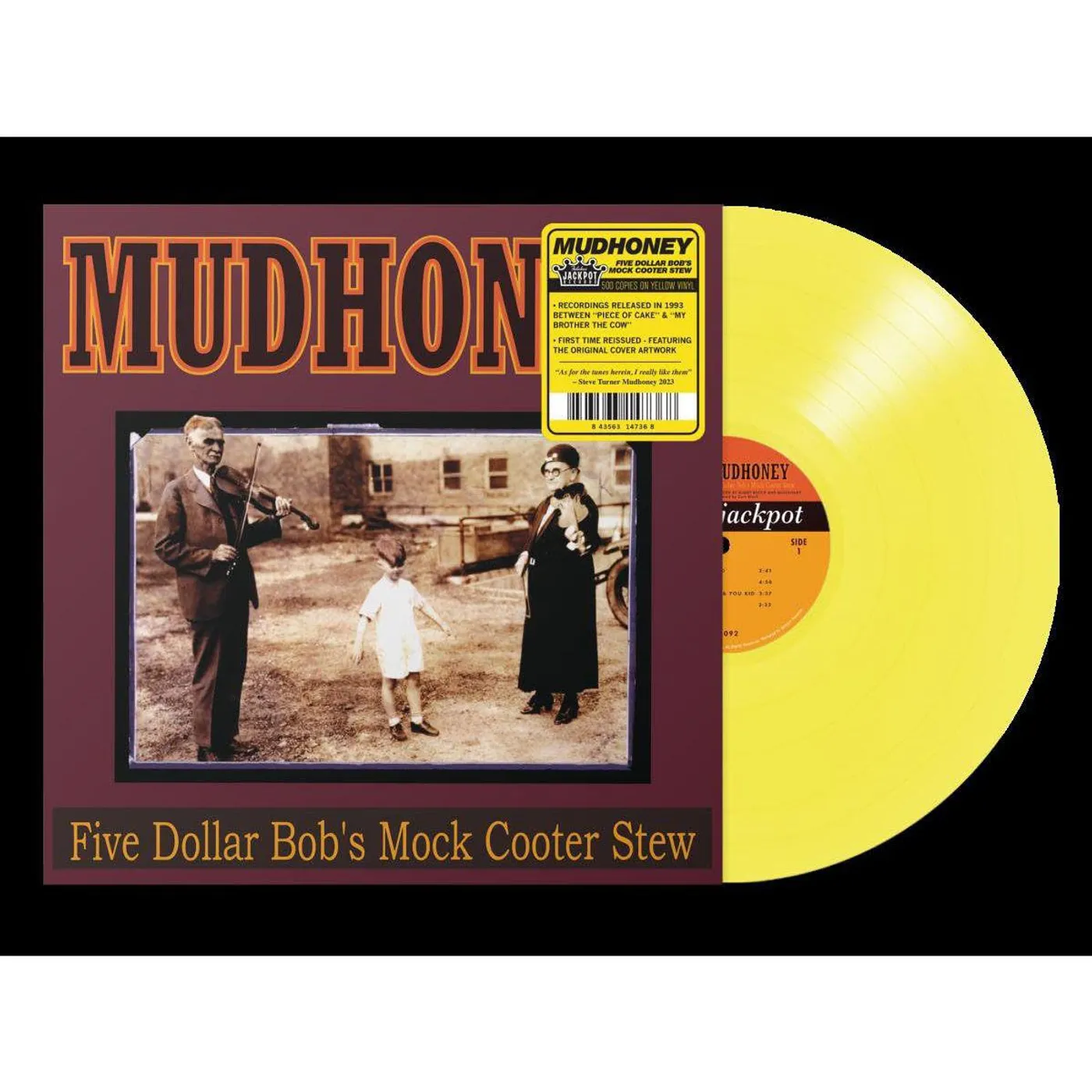 Mudhoney Five Dollar Bob's Mock Cooter Stew (Yellow) (AMS Exclusive) Vinyl Record