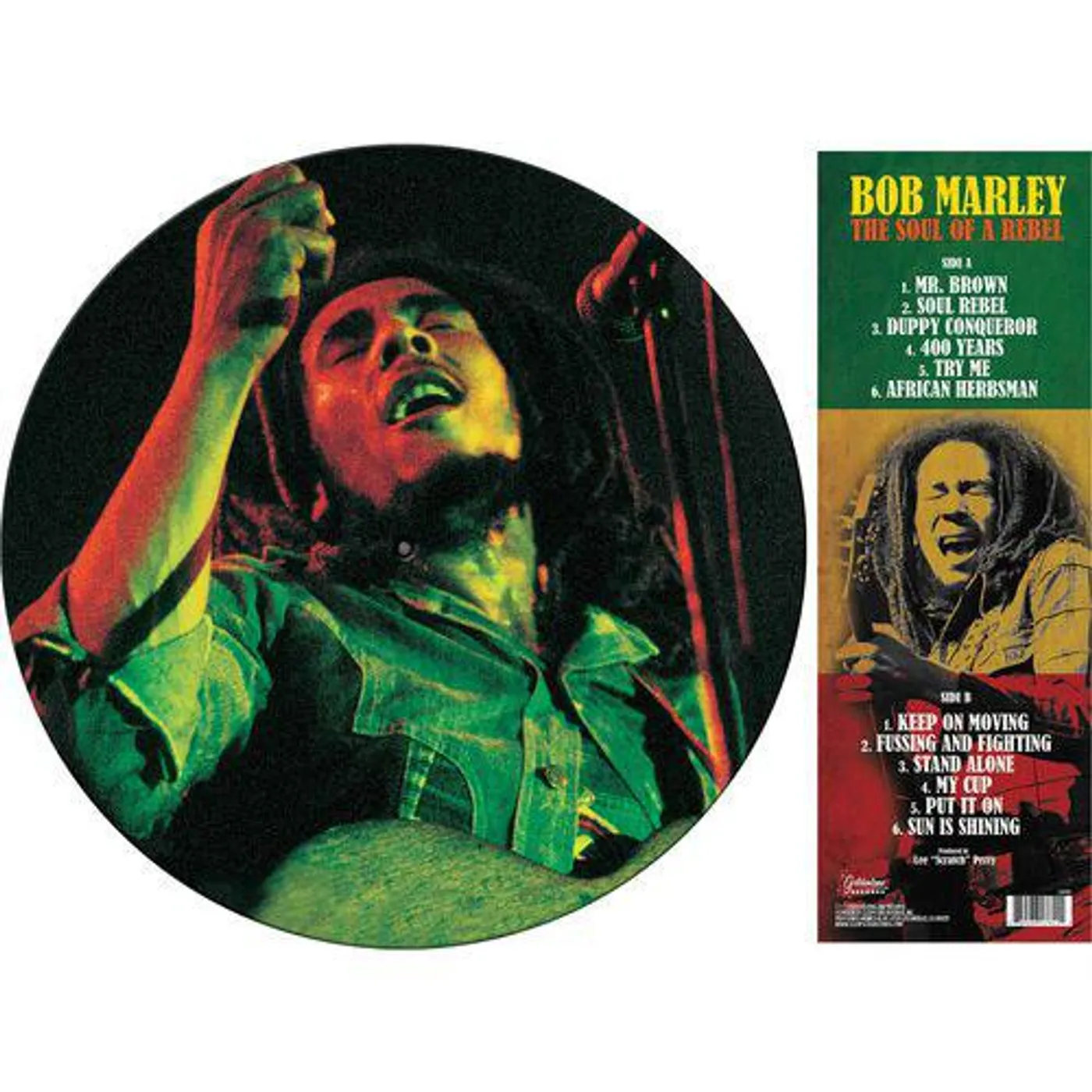 Bob Marley Soul Of A Rebel (Picture Disc) Vinyl Record