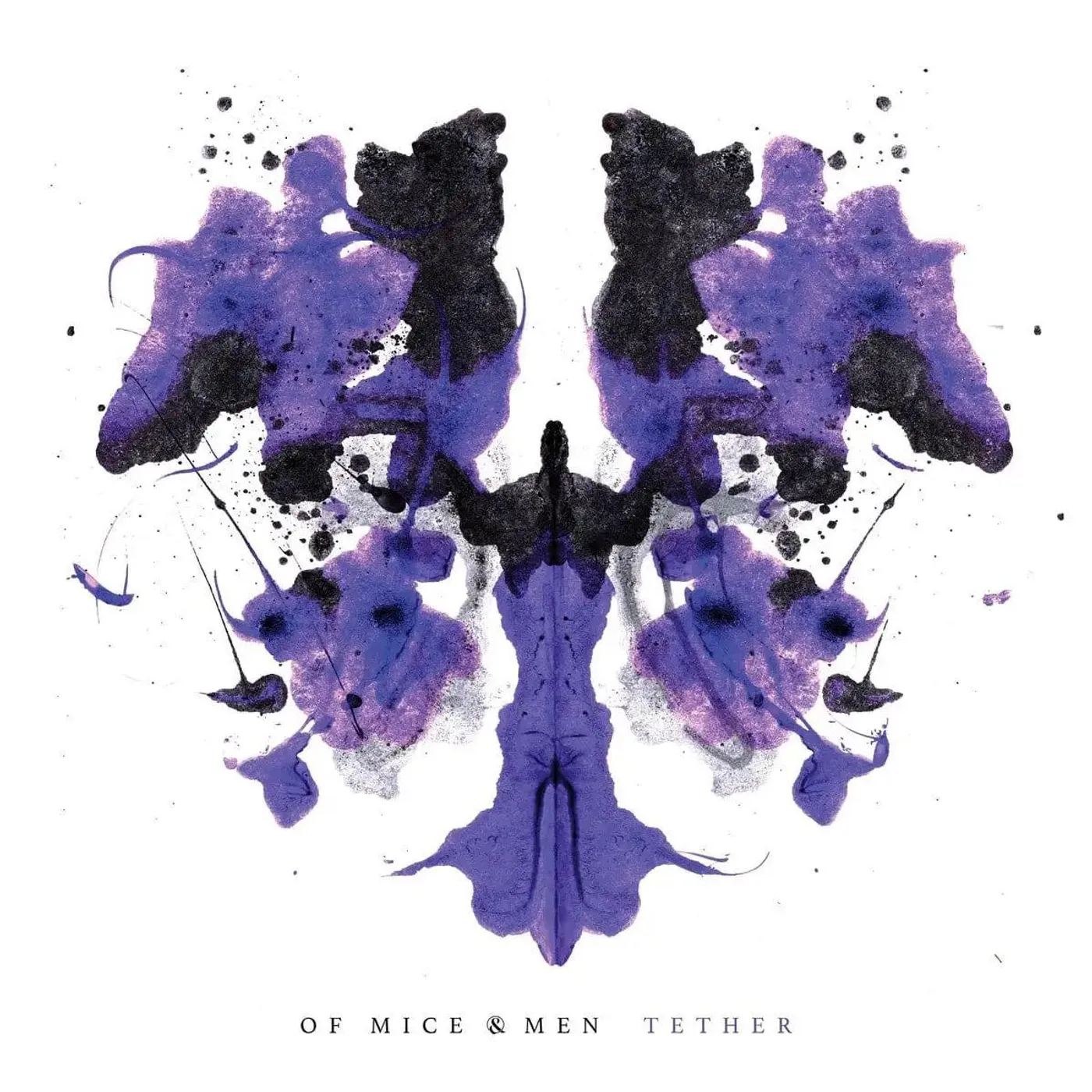 Of Mice & Men Tether (White/Purple/Black Splatter) Vinyl Record