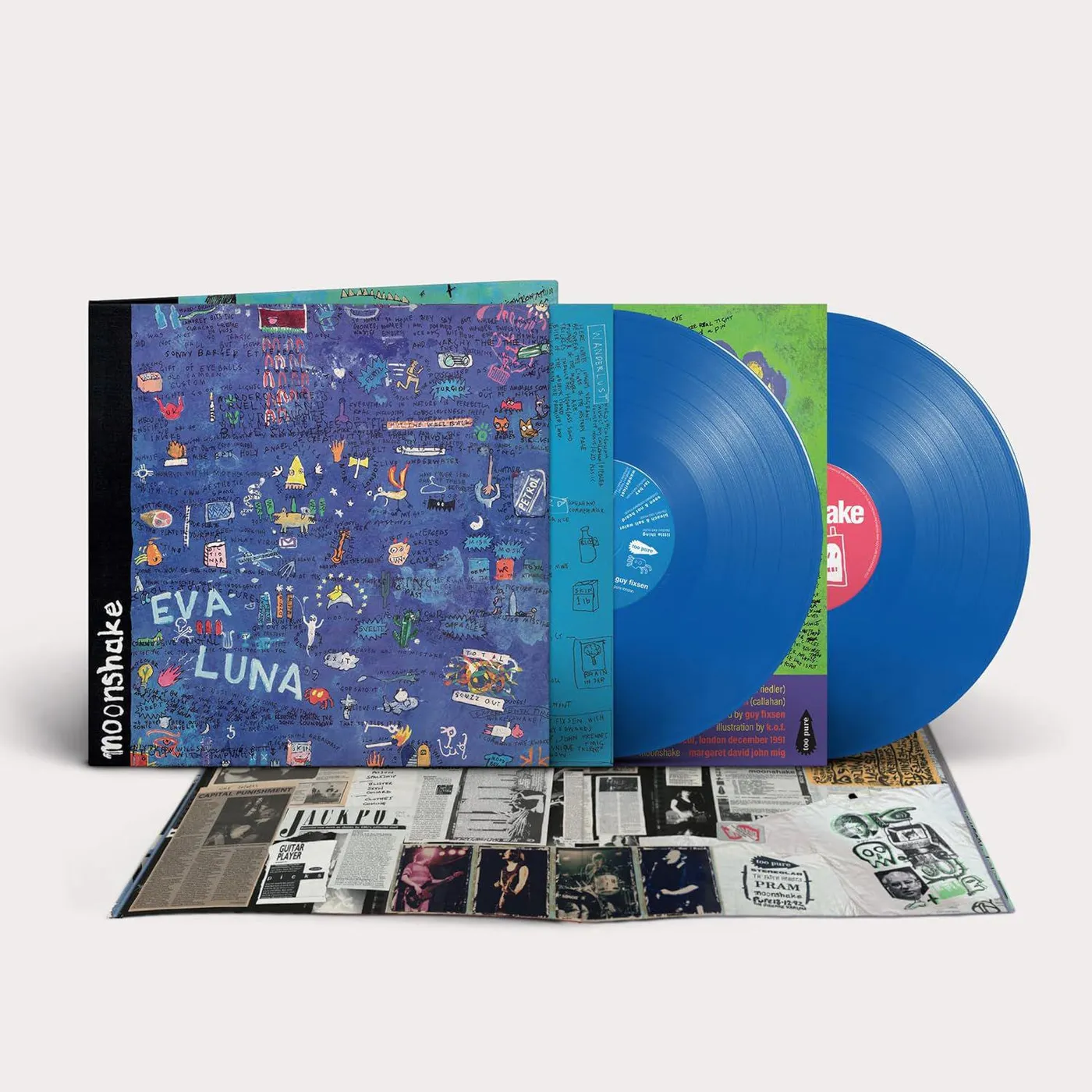 Moonshake Eva Luna (Blue Vinyl Record/2lp)