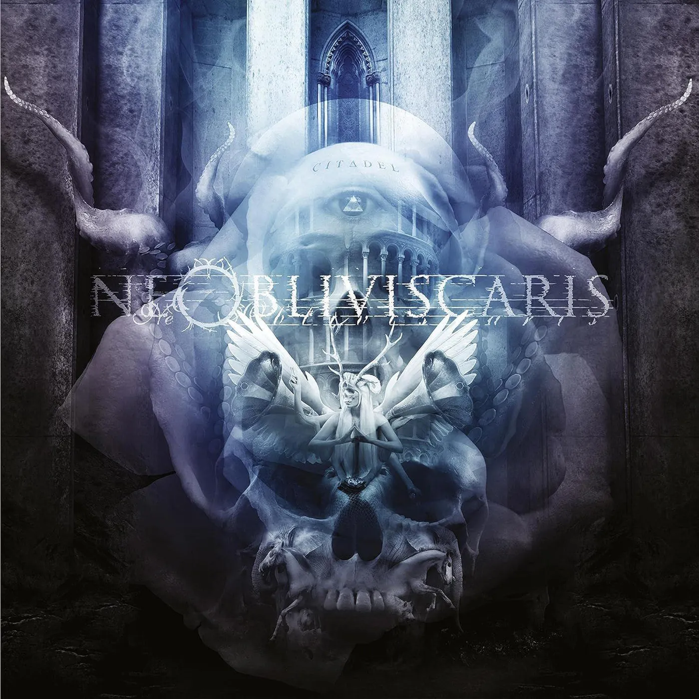 Ne Obliviscaris Citadel (Ice/Crystal Clear, Blue & White Marbled) Vinyl Record